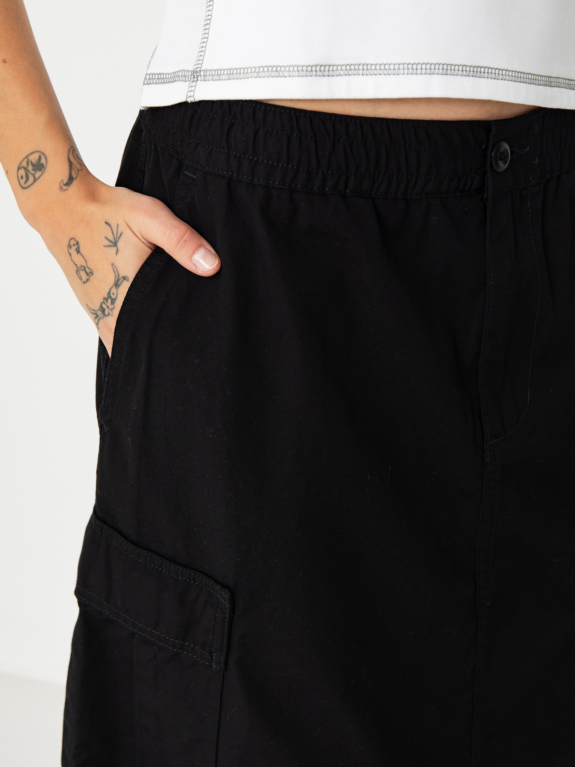 Szoknya Carhartt WIP Cargo Long Wmn (black)