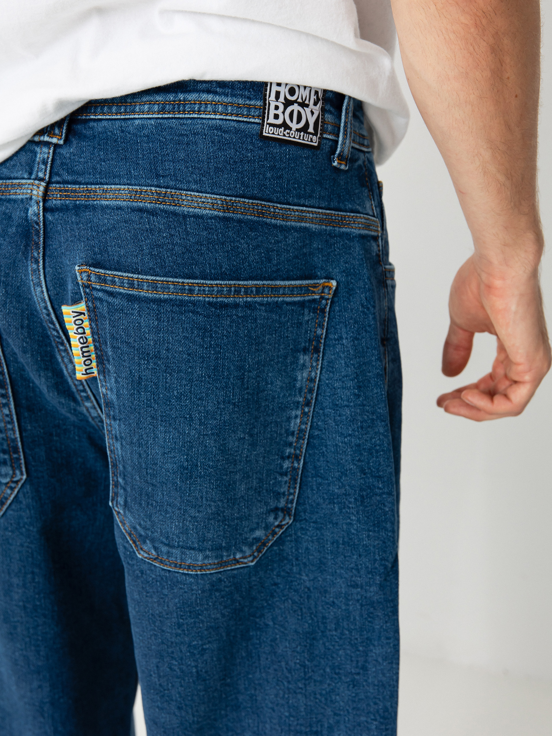 Homeboy X Tra Monster Pencil Denim Kisnadrág (washed blue)