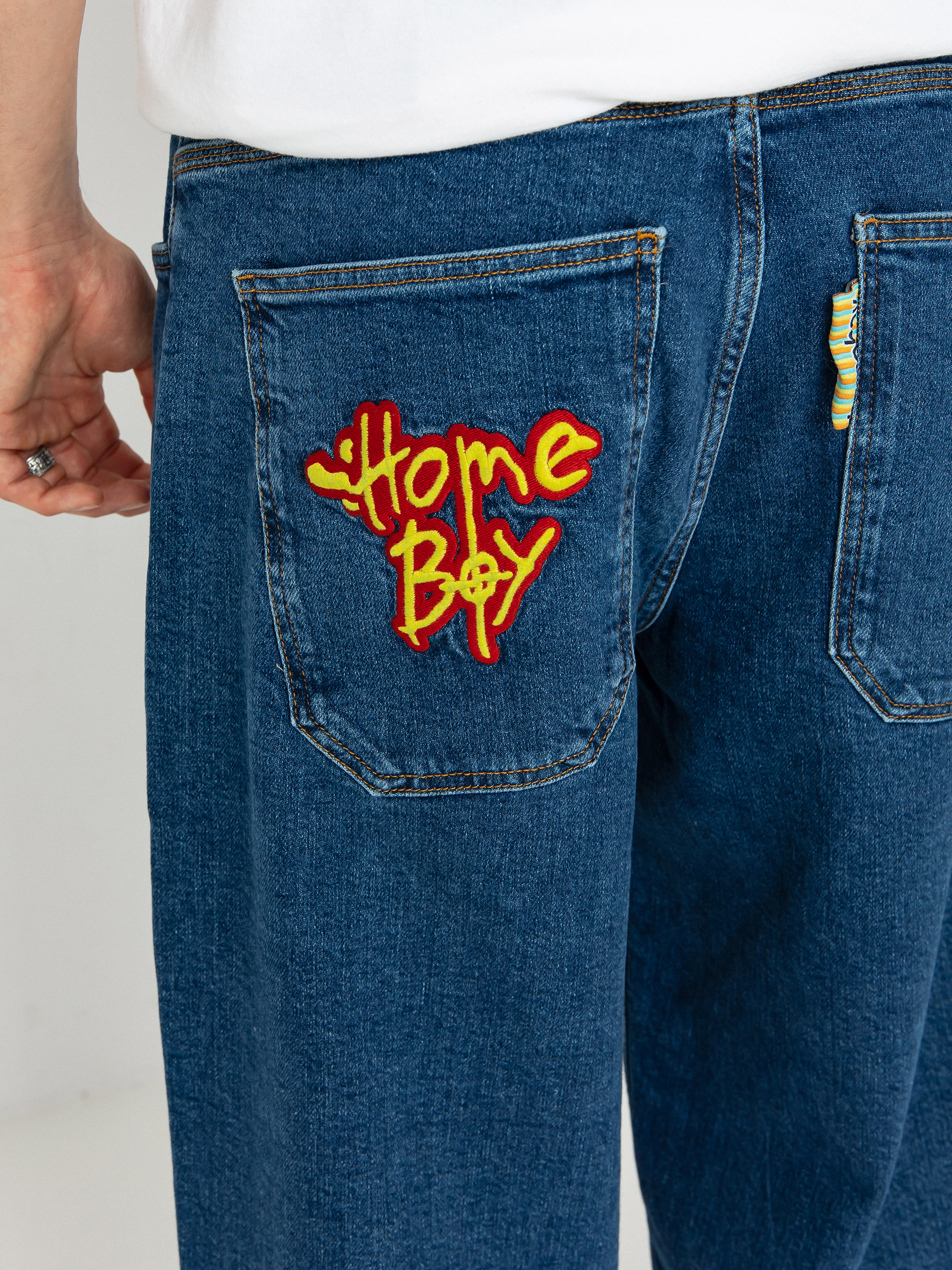 Homeboy X Tra Monster Pencil Denim Kisnadrág (washed blue)