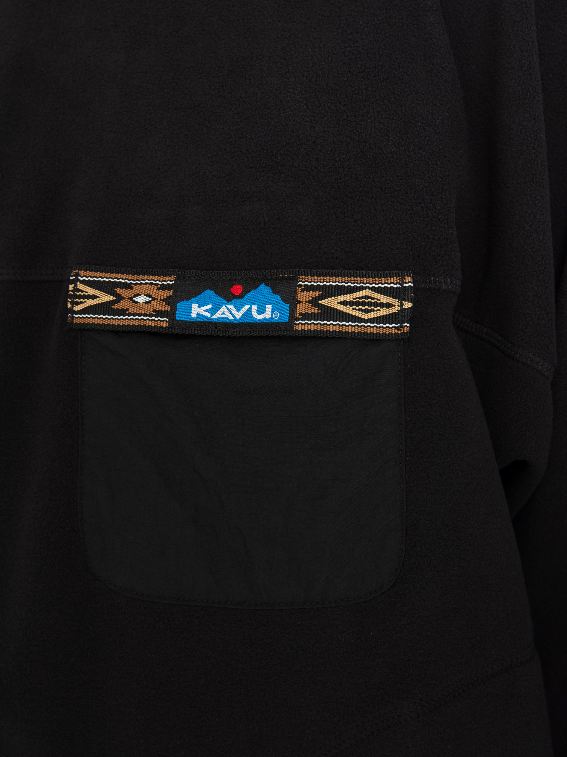 Férfi Kavu Kelowna Polár pulóver (black)