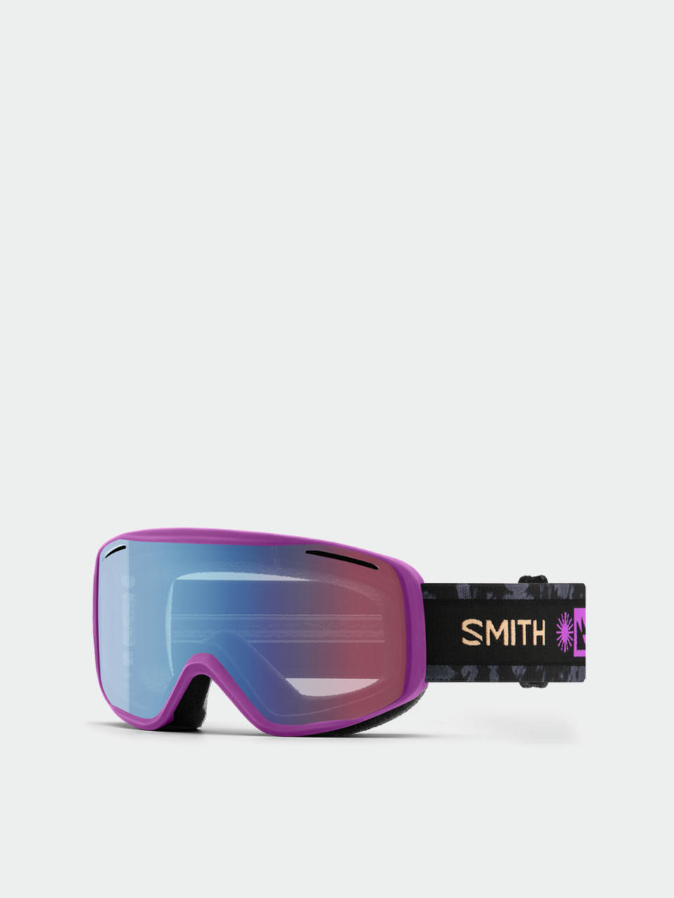 Snowboard szemüveg Smith Rally (vivid violet/blue sensor mirror)