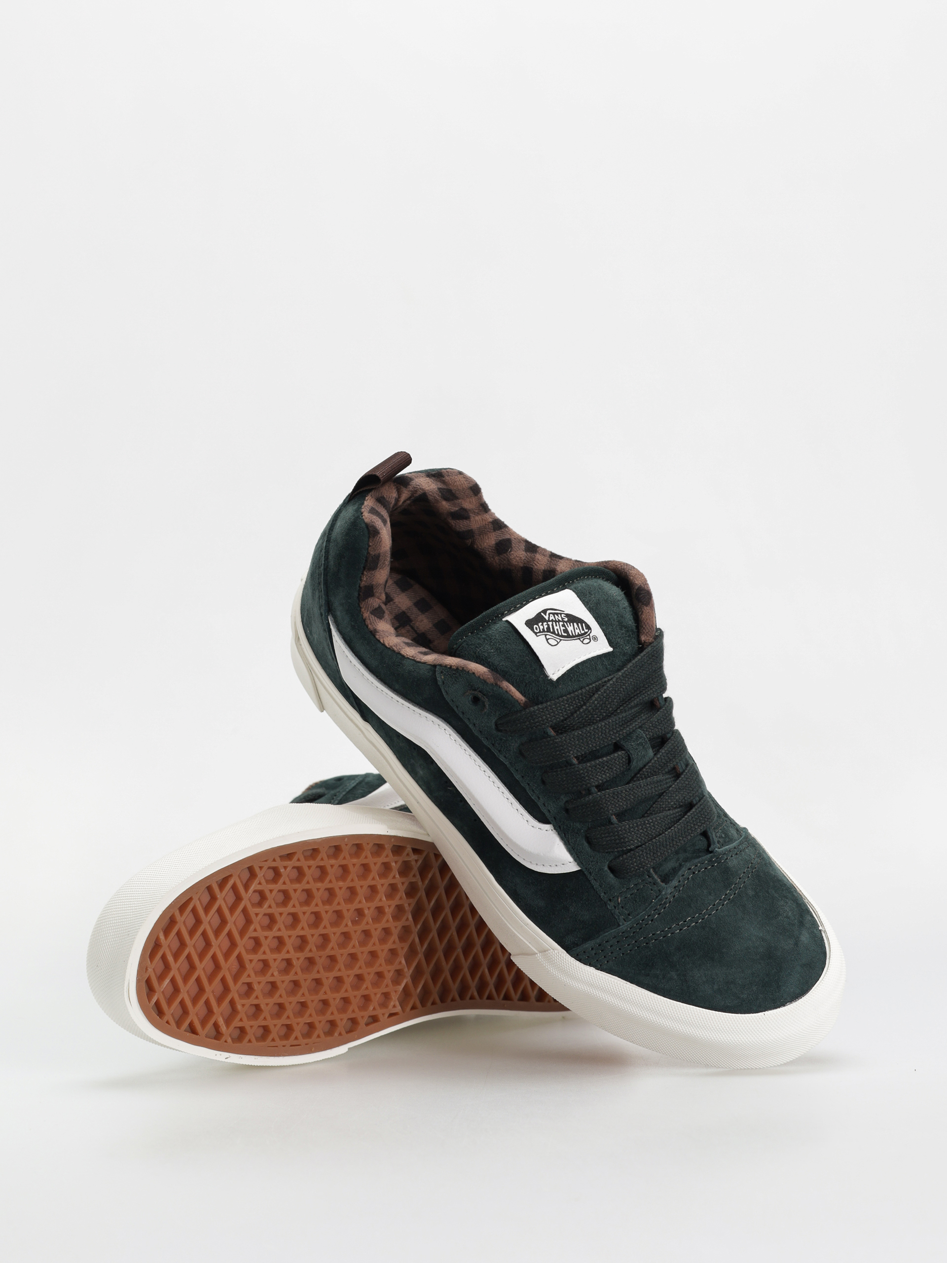 Cipők Vans Knu Skool (pig suede plaid scarab)