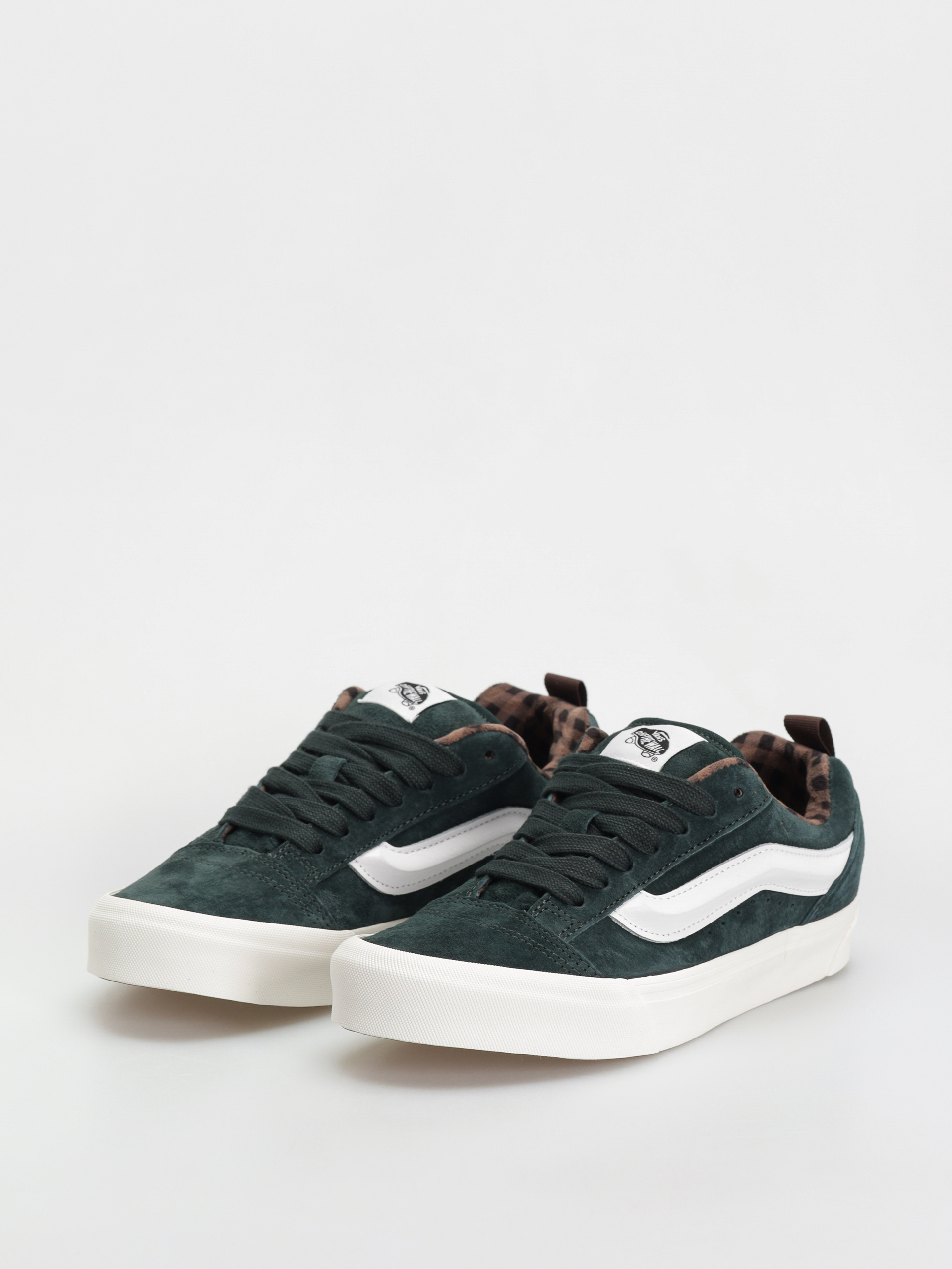 Cipők Vans Knu Skool (pig suede plaid scarab)