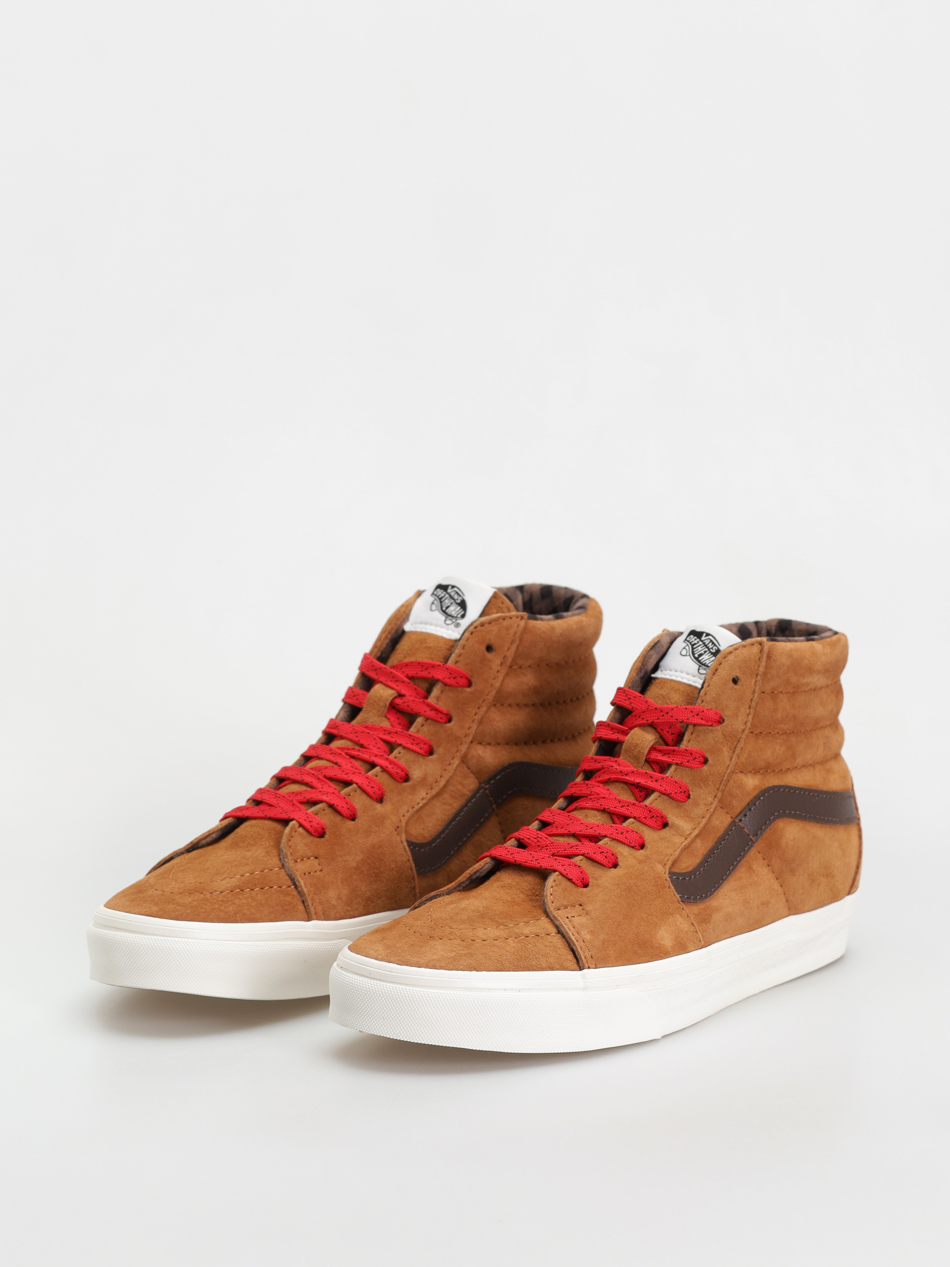 Cipők Vans Sk8 Hi (pig suede plaid glazed ginger)