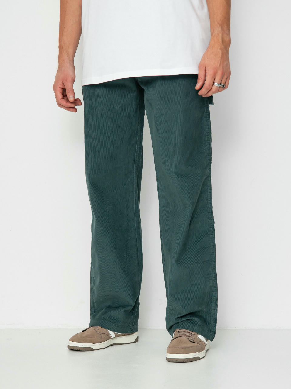 Dickies Corduroy Carpenter Kisnadrág (lincoln green)