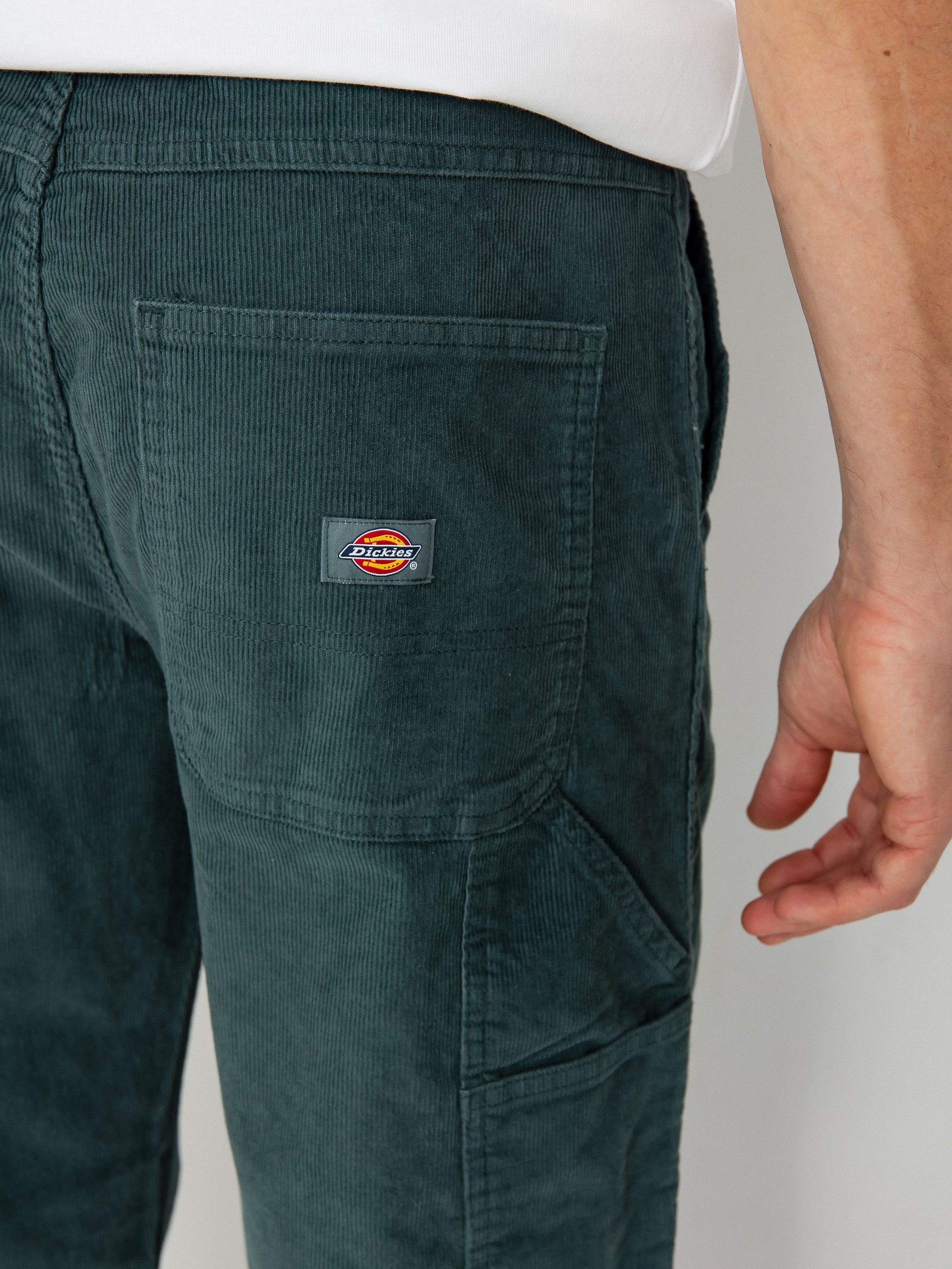 Dickies Corduroy Carpenter Kisnadrág (lincoln green)