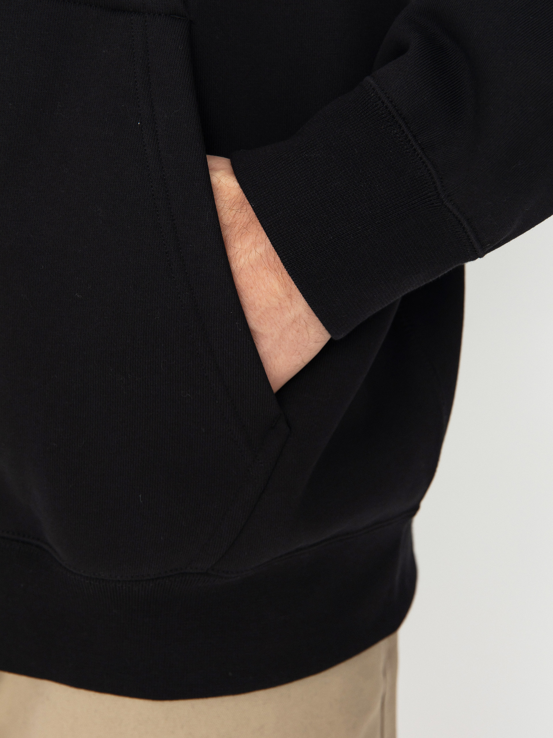 Nike SB Solo Swoosh ZHD Kapucnis pulóver (black/white)