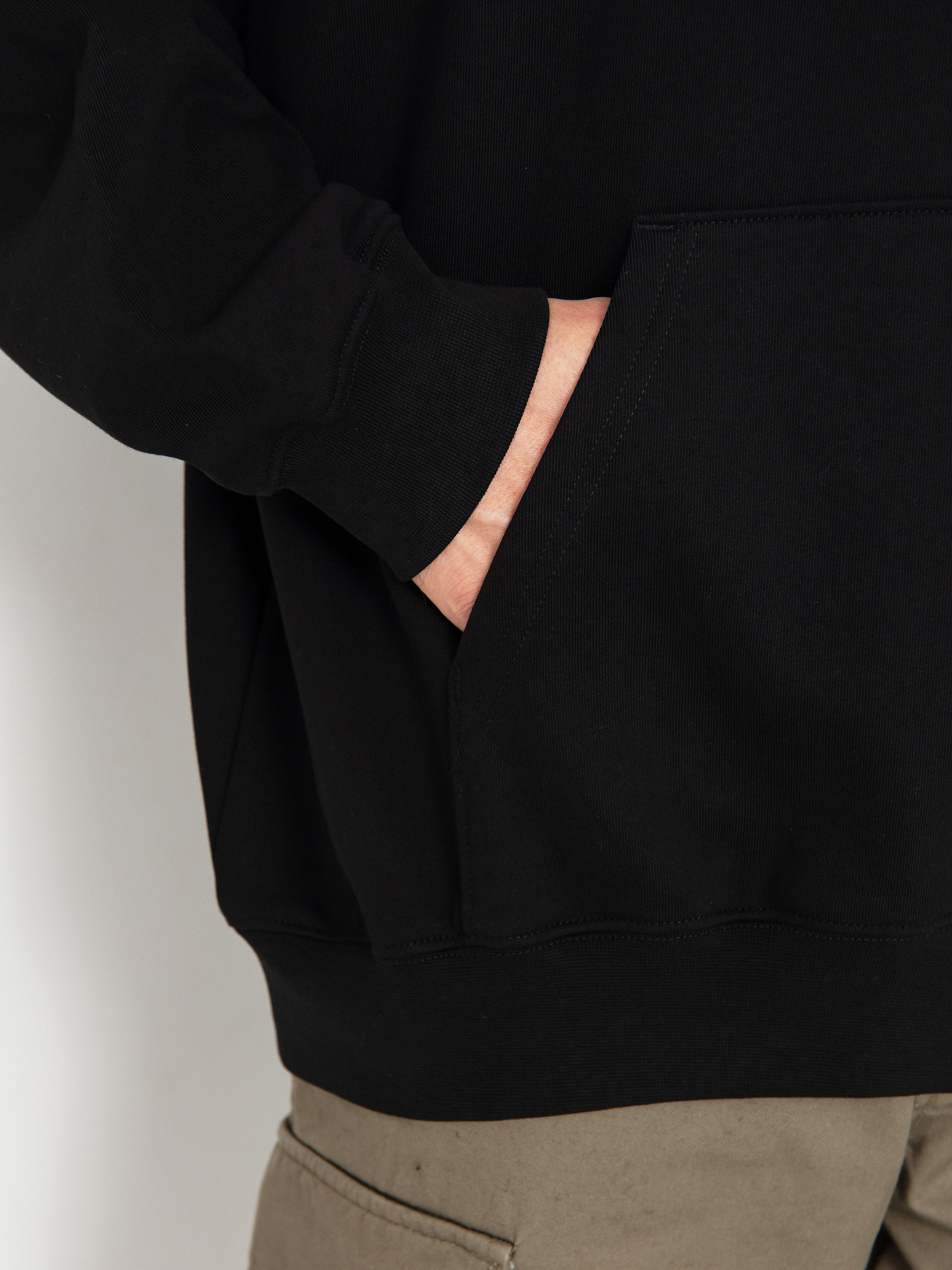 Vans Checker Logo Gfx Loose HD Kapucnis pulóver (black)