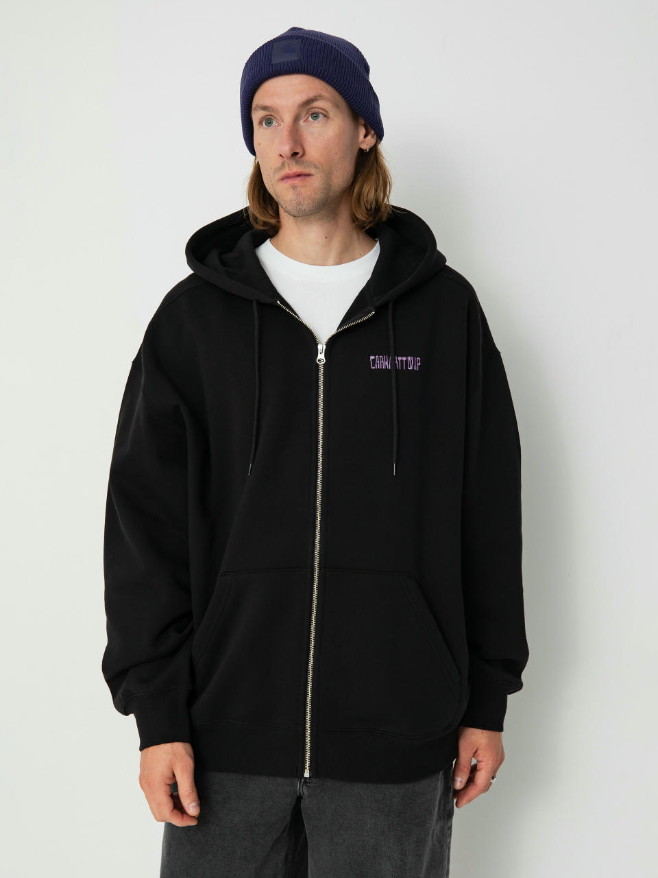 Carhartt WIP Think Tank ZHD Kapucnis pulóver (black/purple)