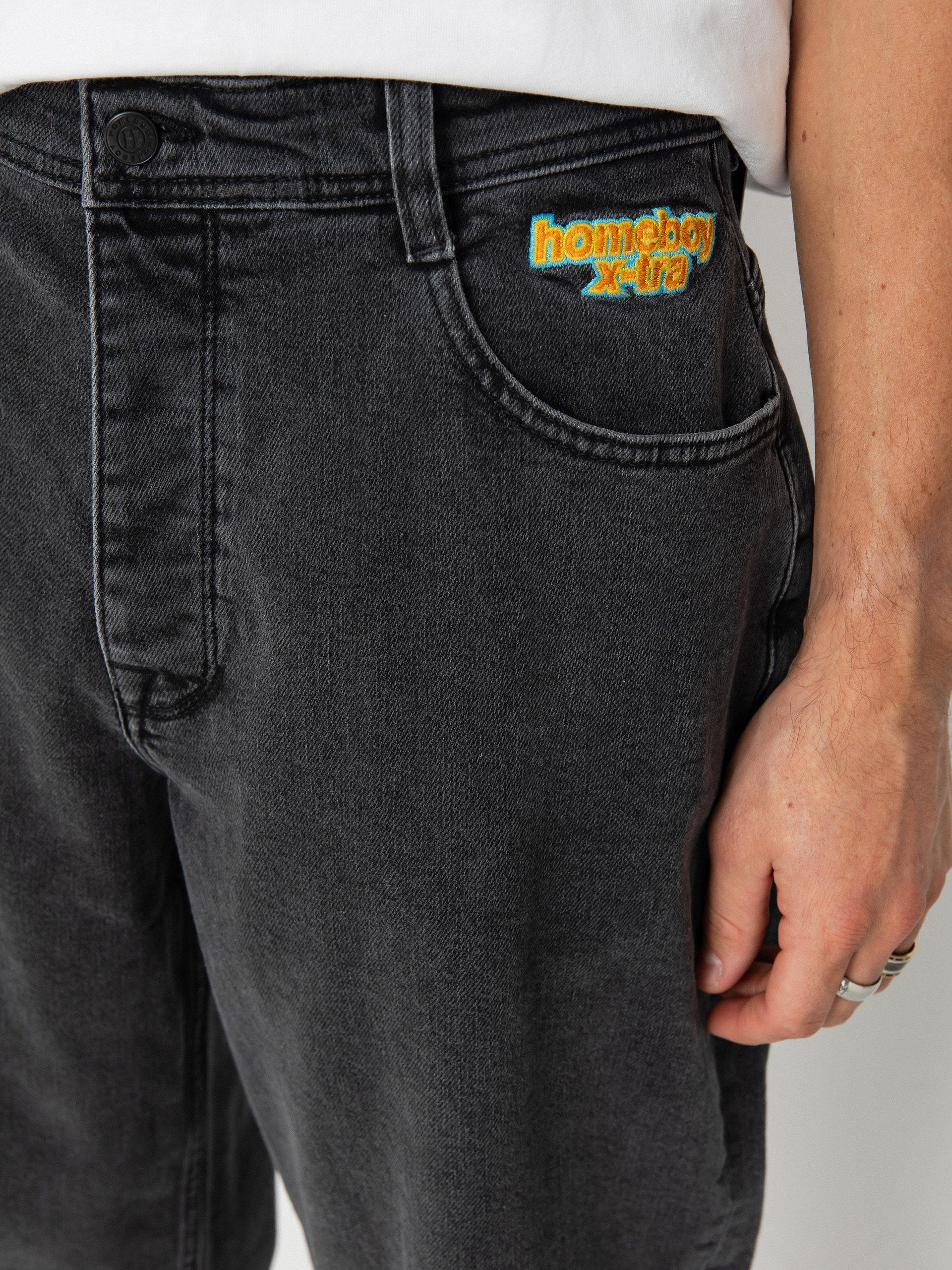 Kisnadrág Homeboy X Tra Monster Pencil Denim (washed grey)