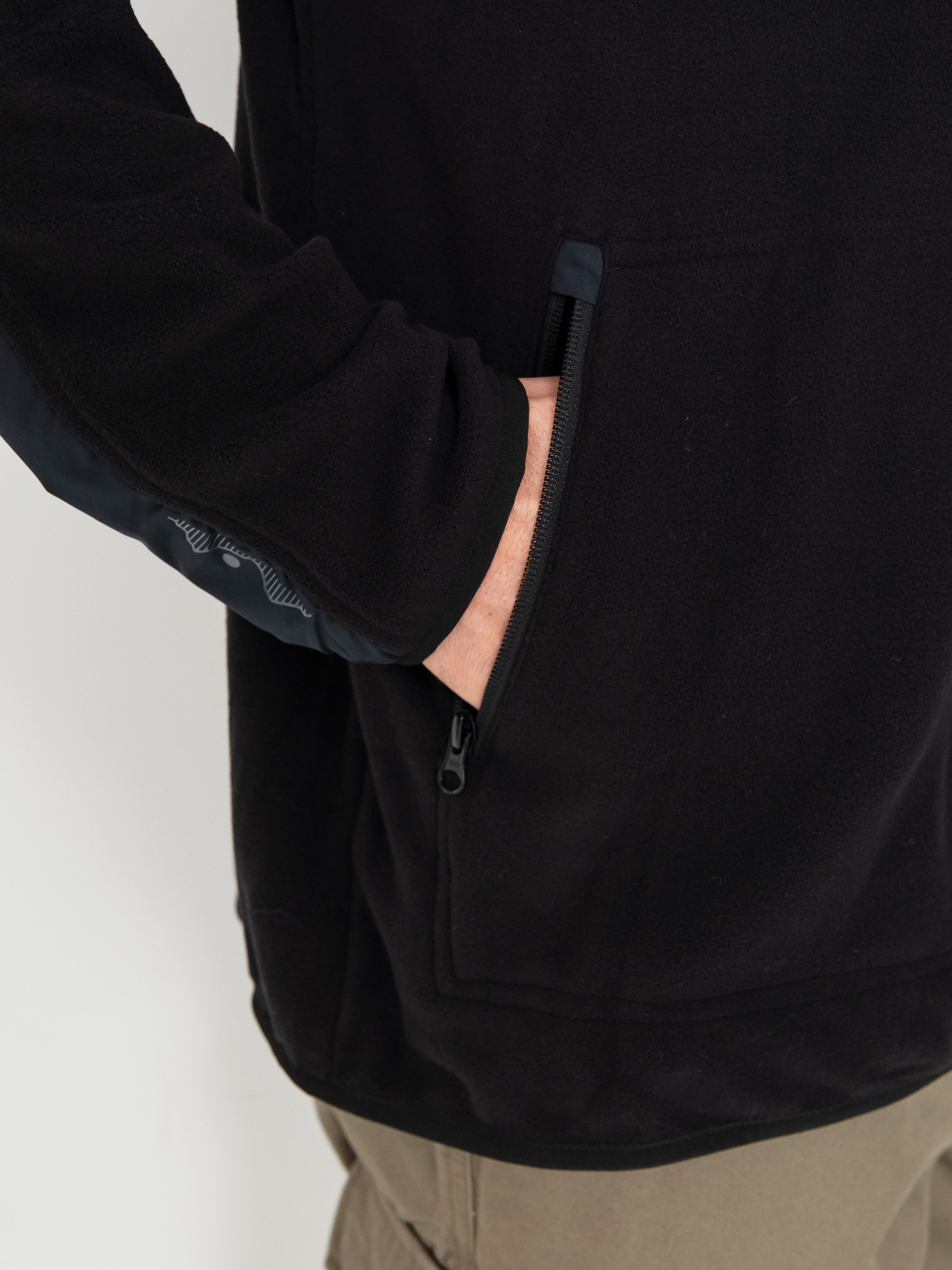 Férfi Polár pulóver Kavu Teannaway (black)