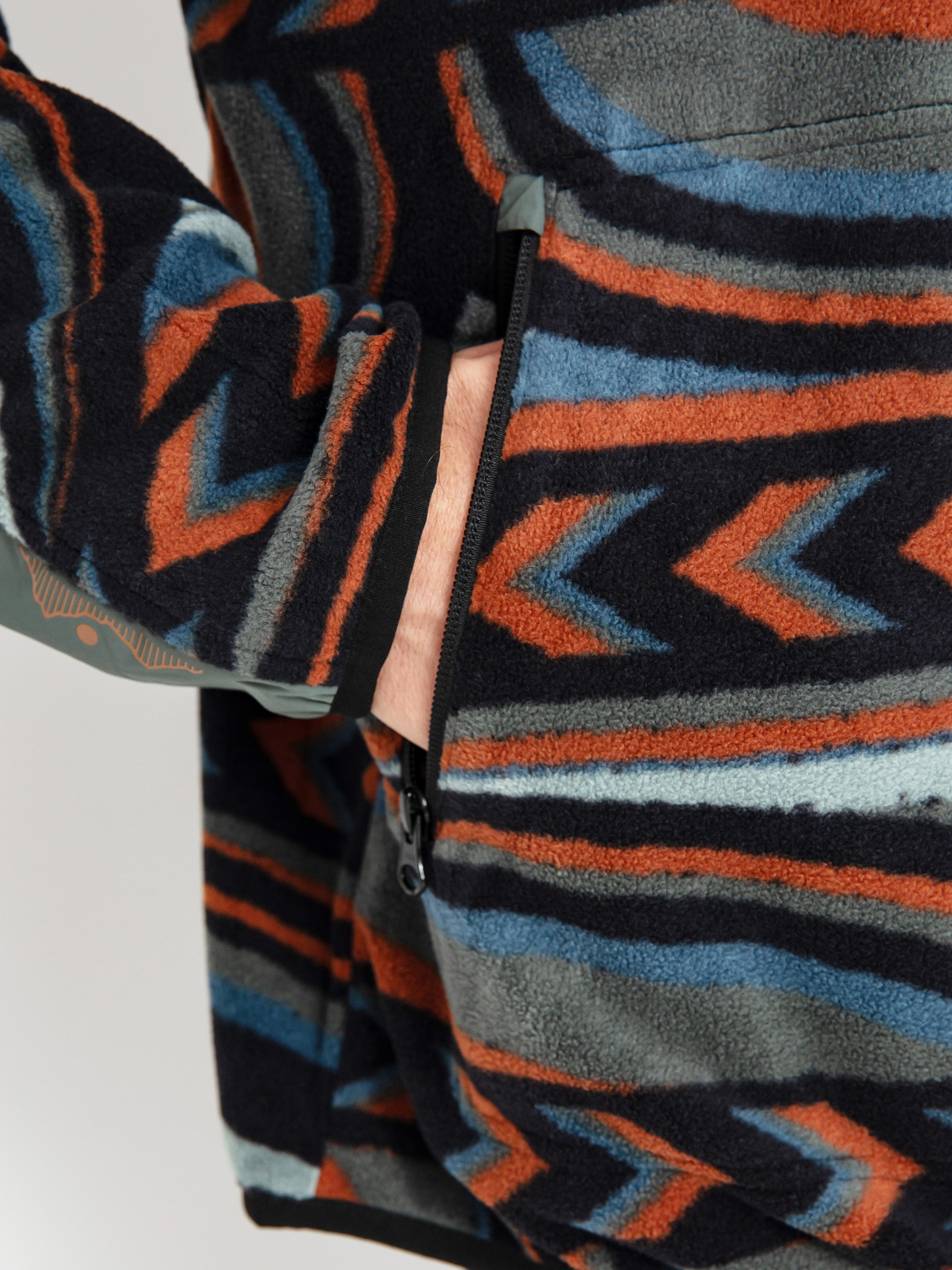 Férfi Kavu Teannaway Polár pulóver (riven stitch)