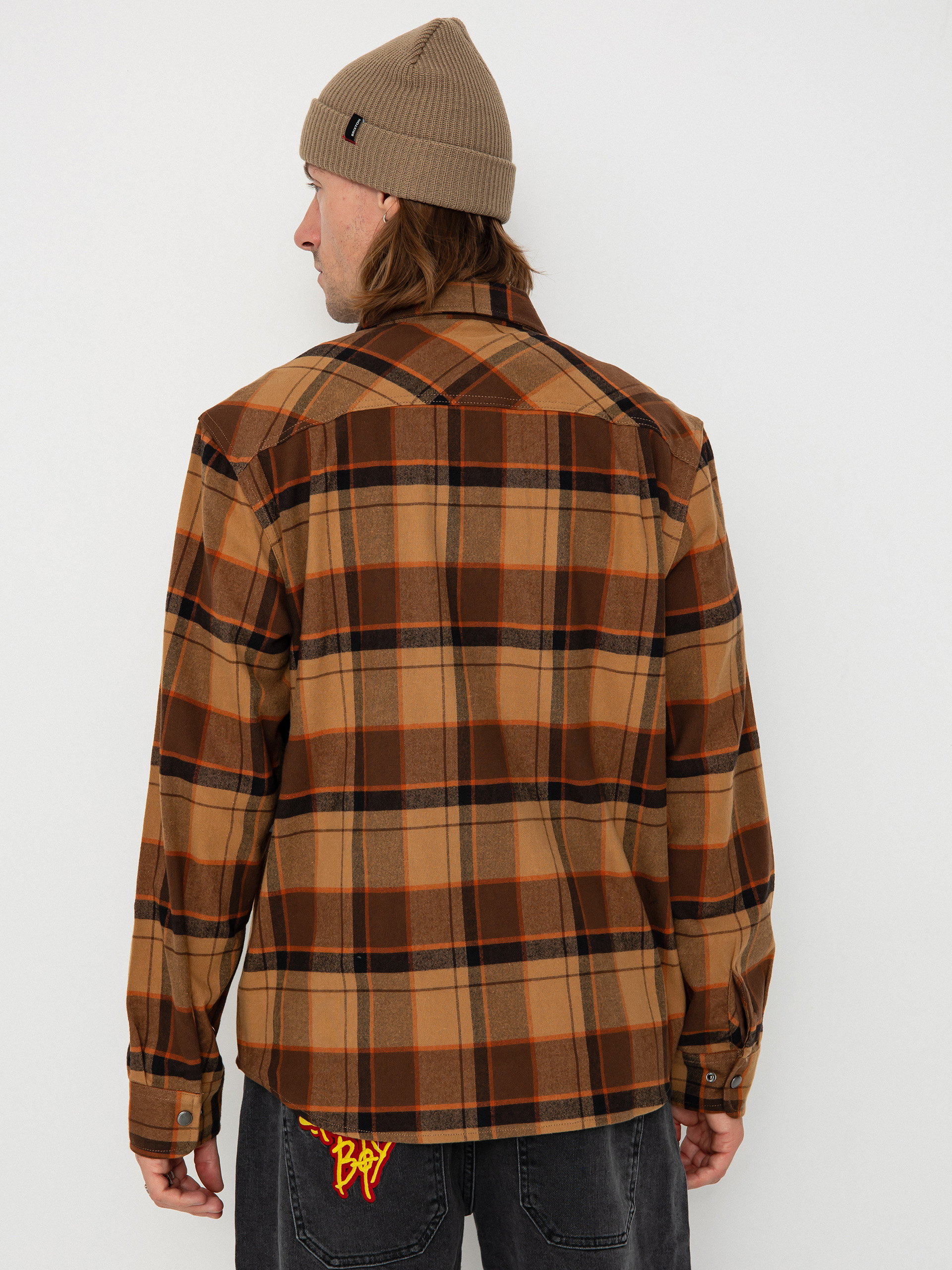 Ing Brixton Builders Bowery Str Wr Ls (burro brown/pinecone brown/bla)