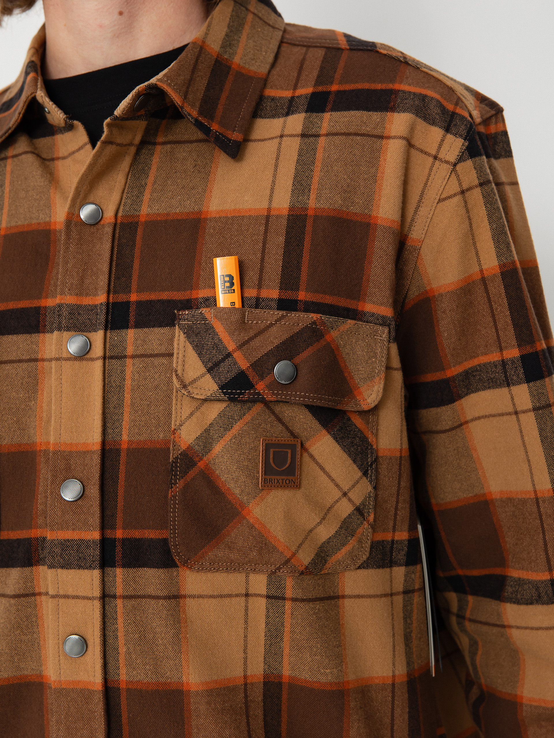 Ing Brixton Builders Bowery Str Wr Ls (burro brown/pinecone brown/bla)