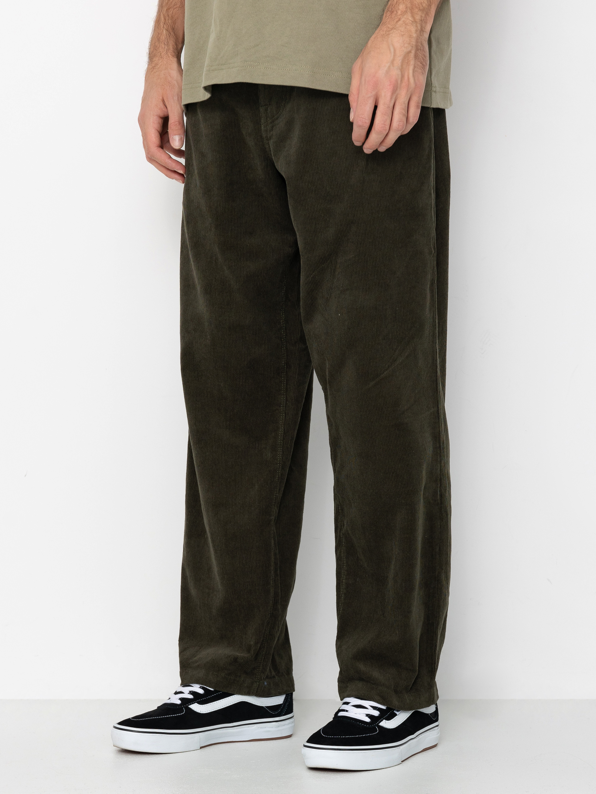 Volcom Frickin Loose Tapered Cord Kisnadrág (squadron green)