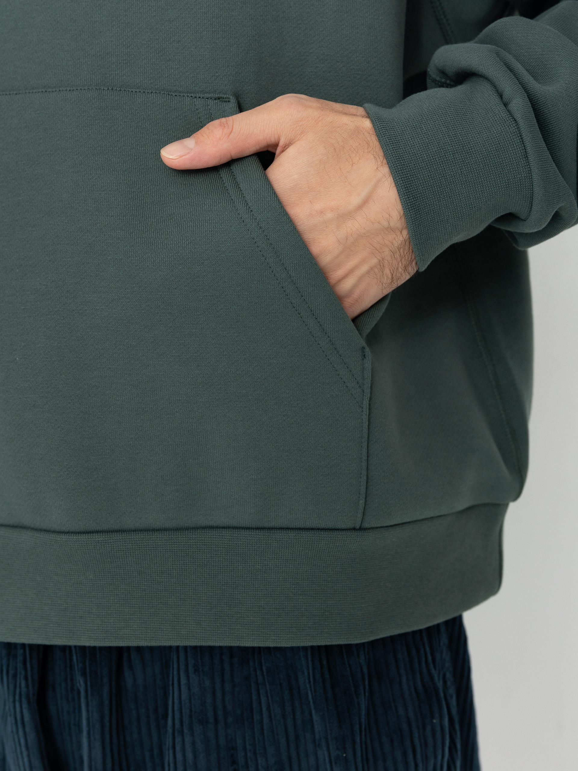 Nike SB Essential Logo HD Kapucnis pulóver (vintage green/white)