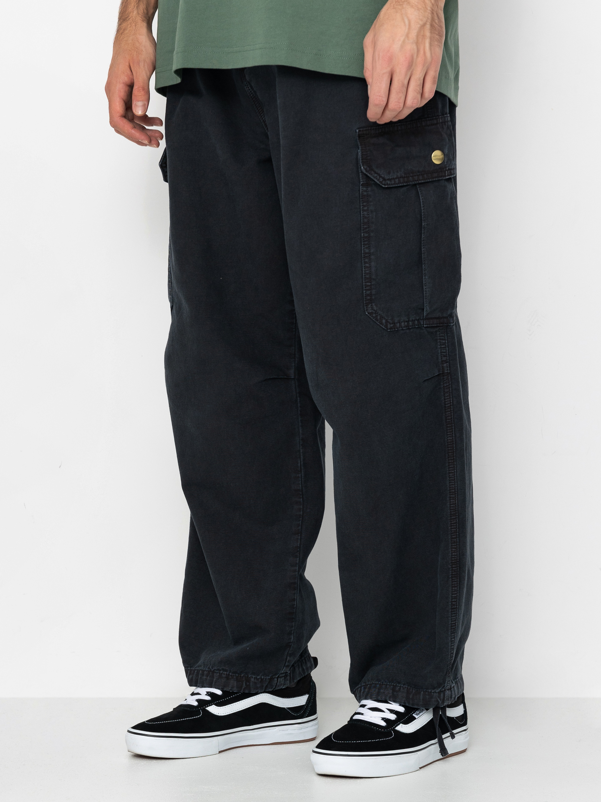 Carhartt WIP Stanton Cargo Kisnadrág (black)