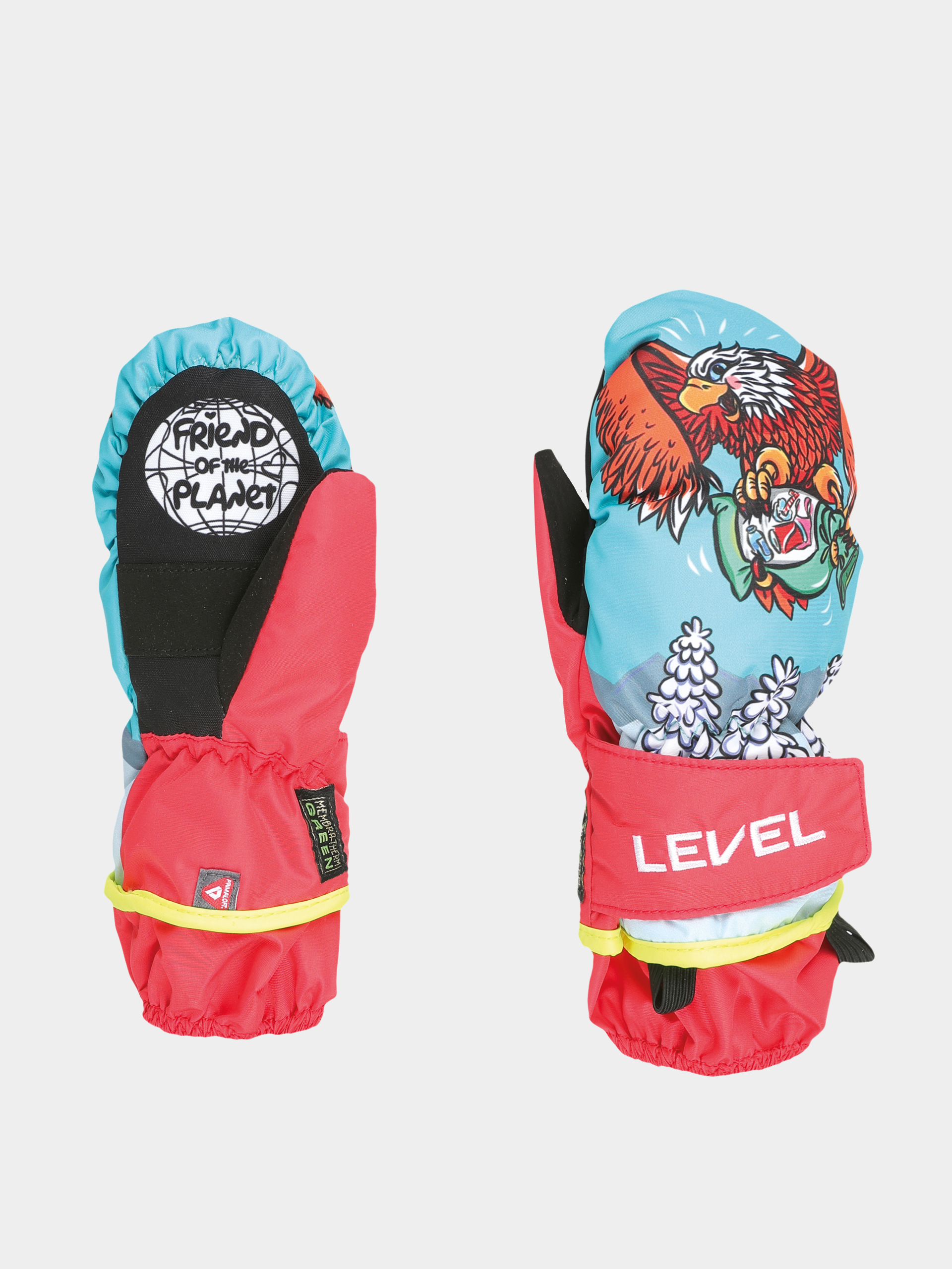 Kesztyű Level Animal Mitt JR (red)