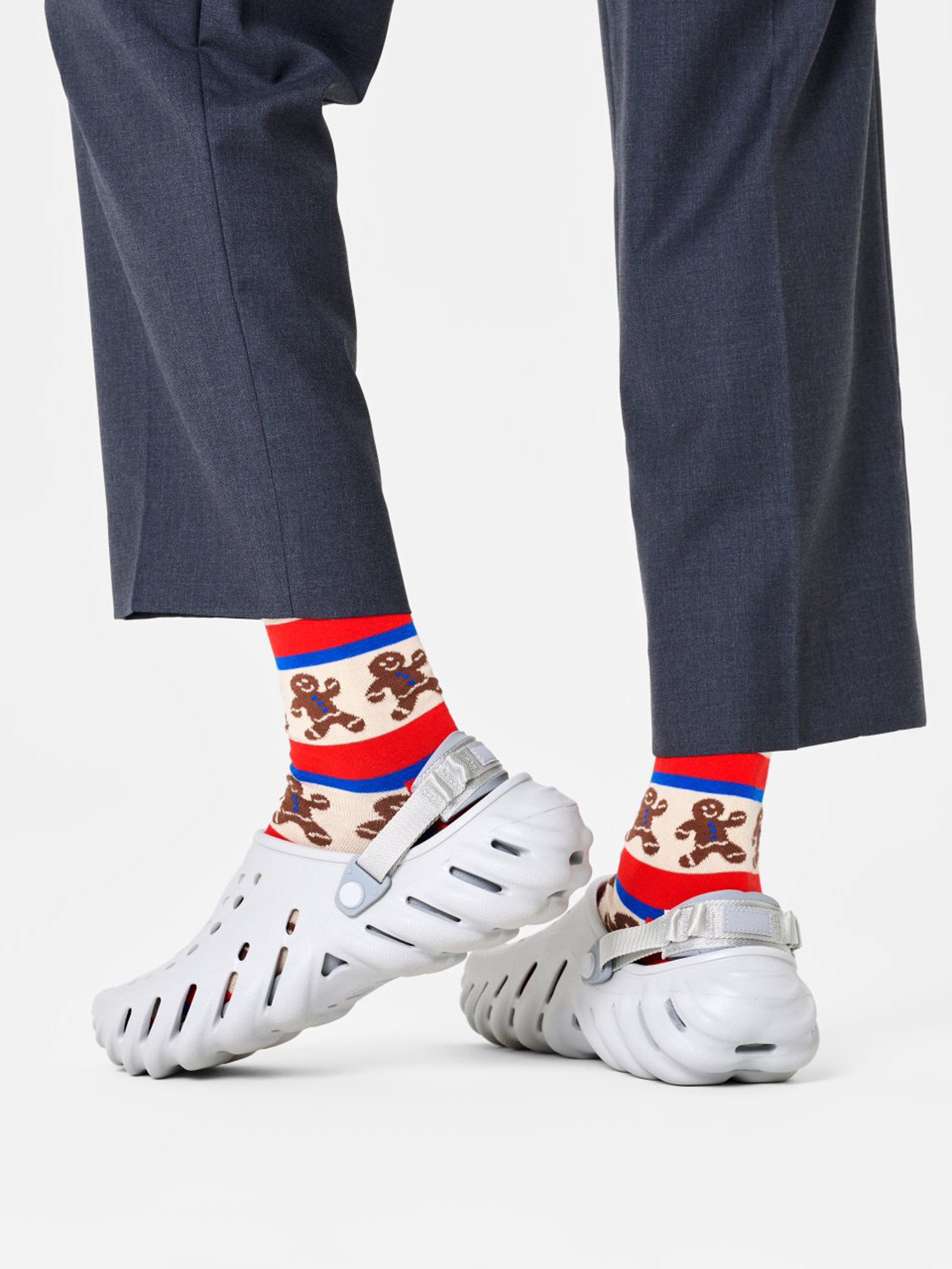 Zokni Happy Socks Gingerbread Stripe (red)