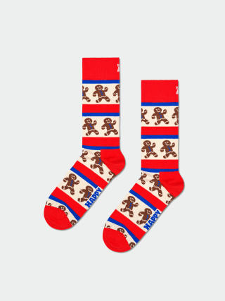 Zokni Happy Socks Gingerbread Stripe (red)