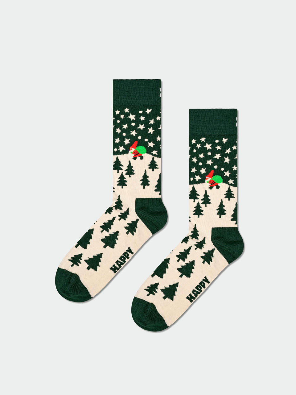 Zokni Happy Socks Santa On The Way (dark green)