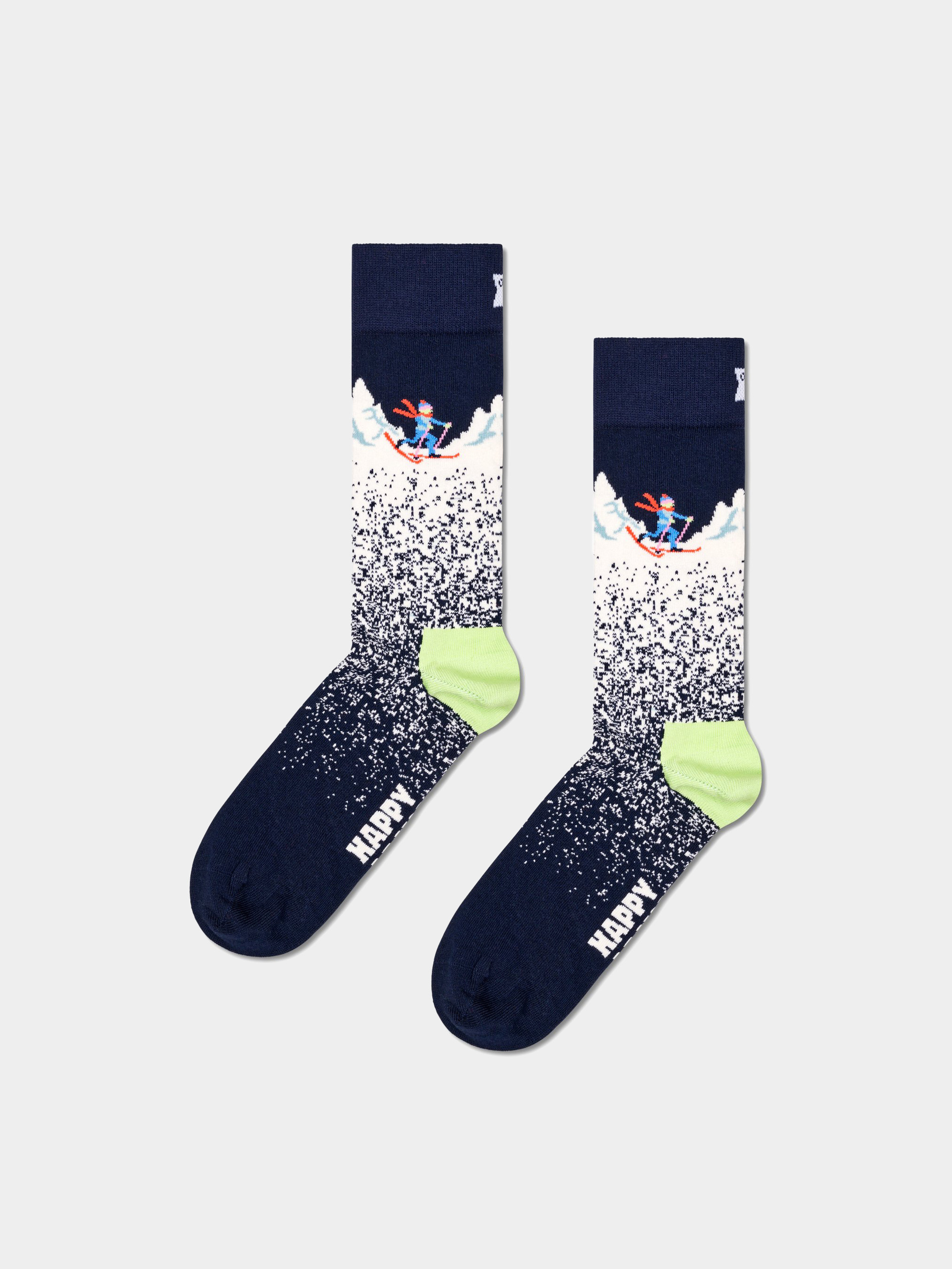 Zokni Happy Socks 2-Pack Skiing Chalet Gift Set (brown)