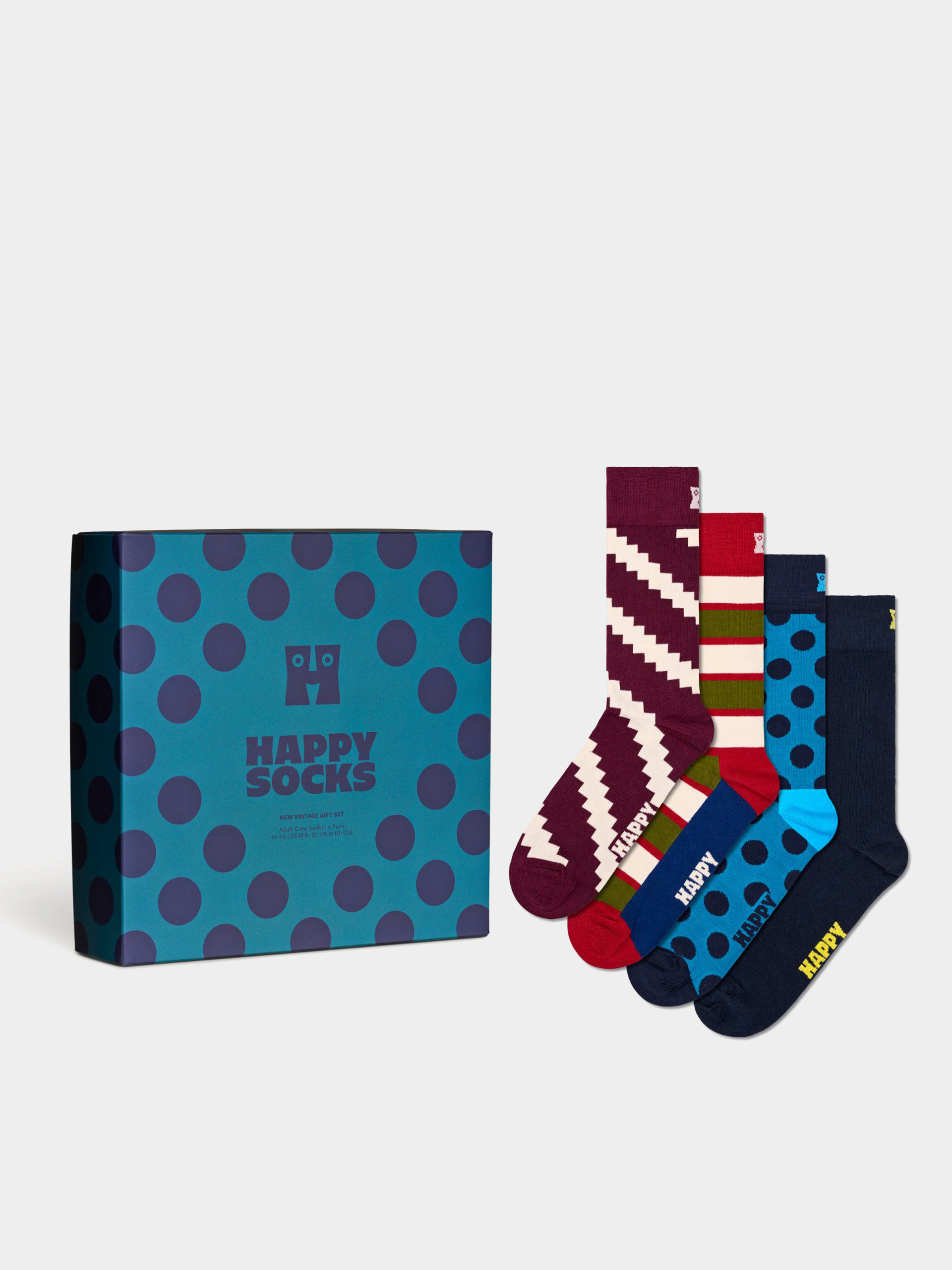 Zokni Happy Socks 4-Pack New Vintage Gift Set (navy)