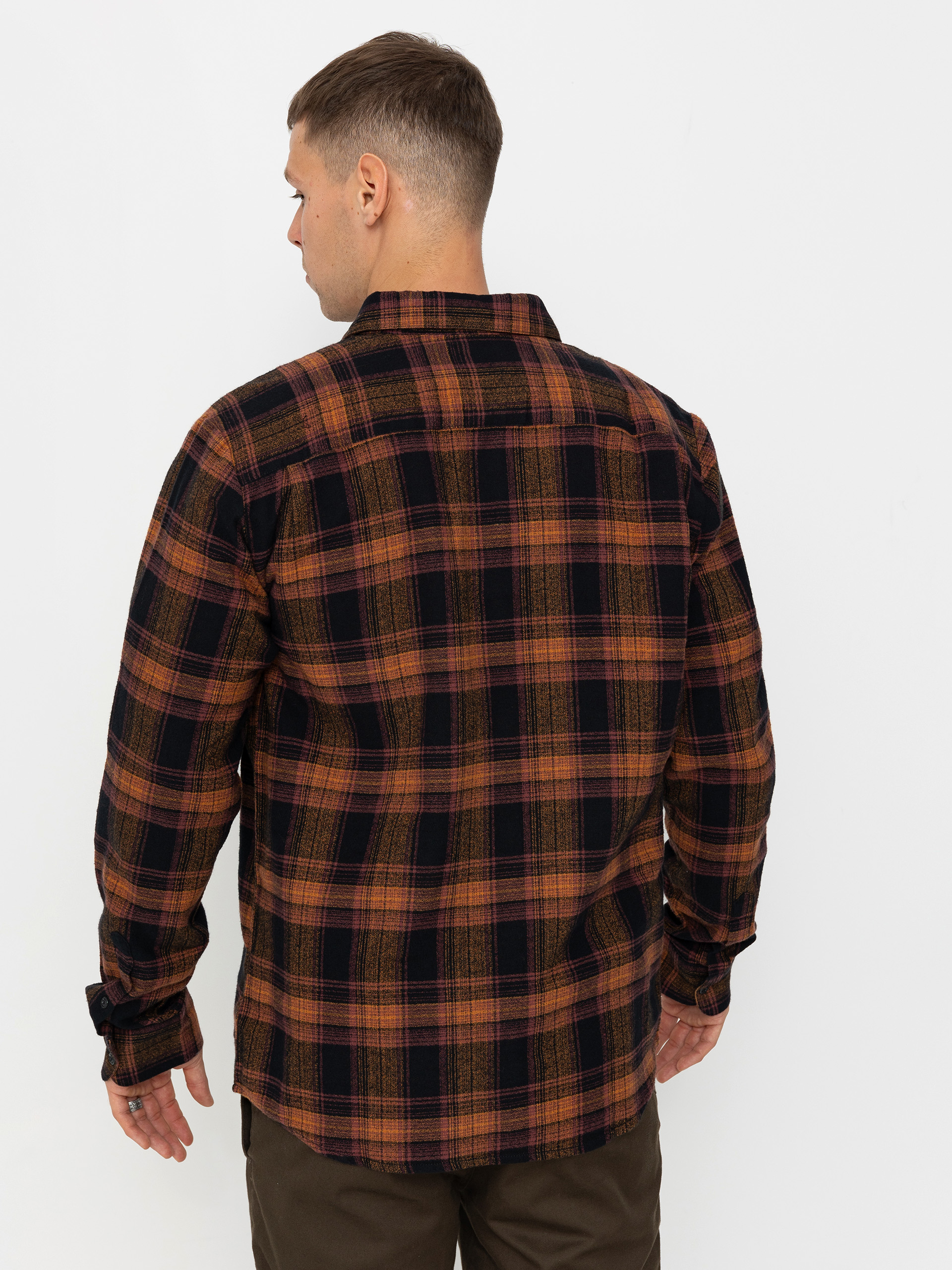Volcom Baystone Flannel Ls Ing (black)