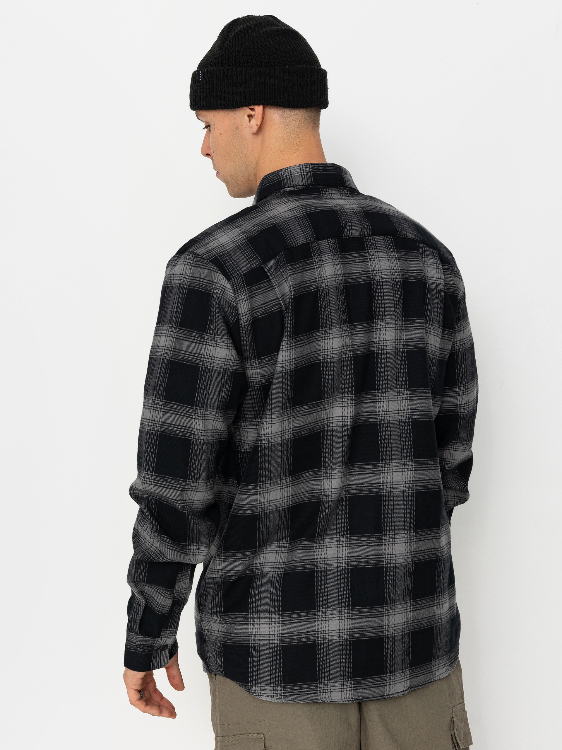 Volcom Netastone Flannel Ls Ing (black)