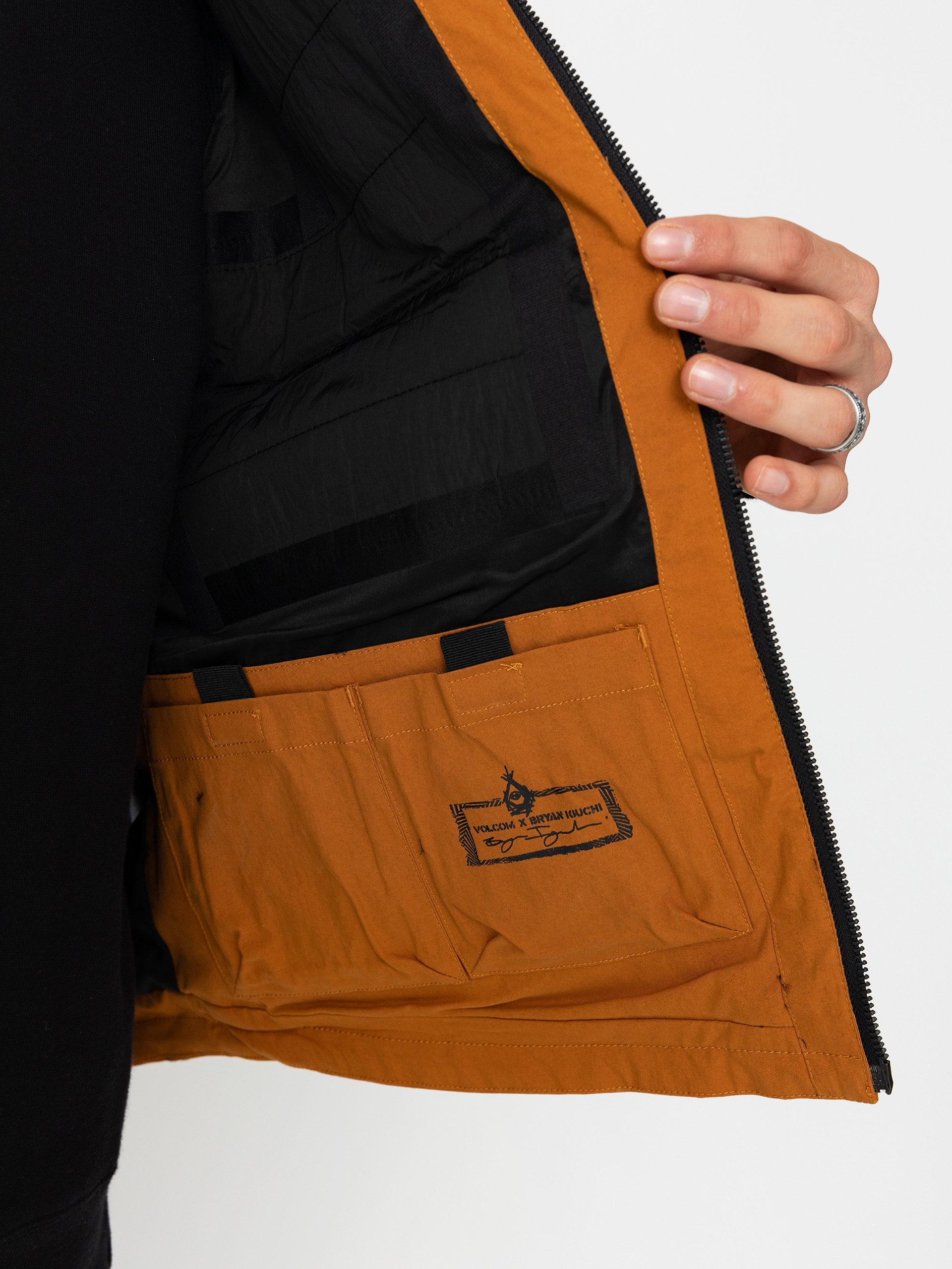 Volcom Tt B Iguchi Tds Vest Mellény (chestnut brown)