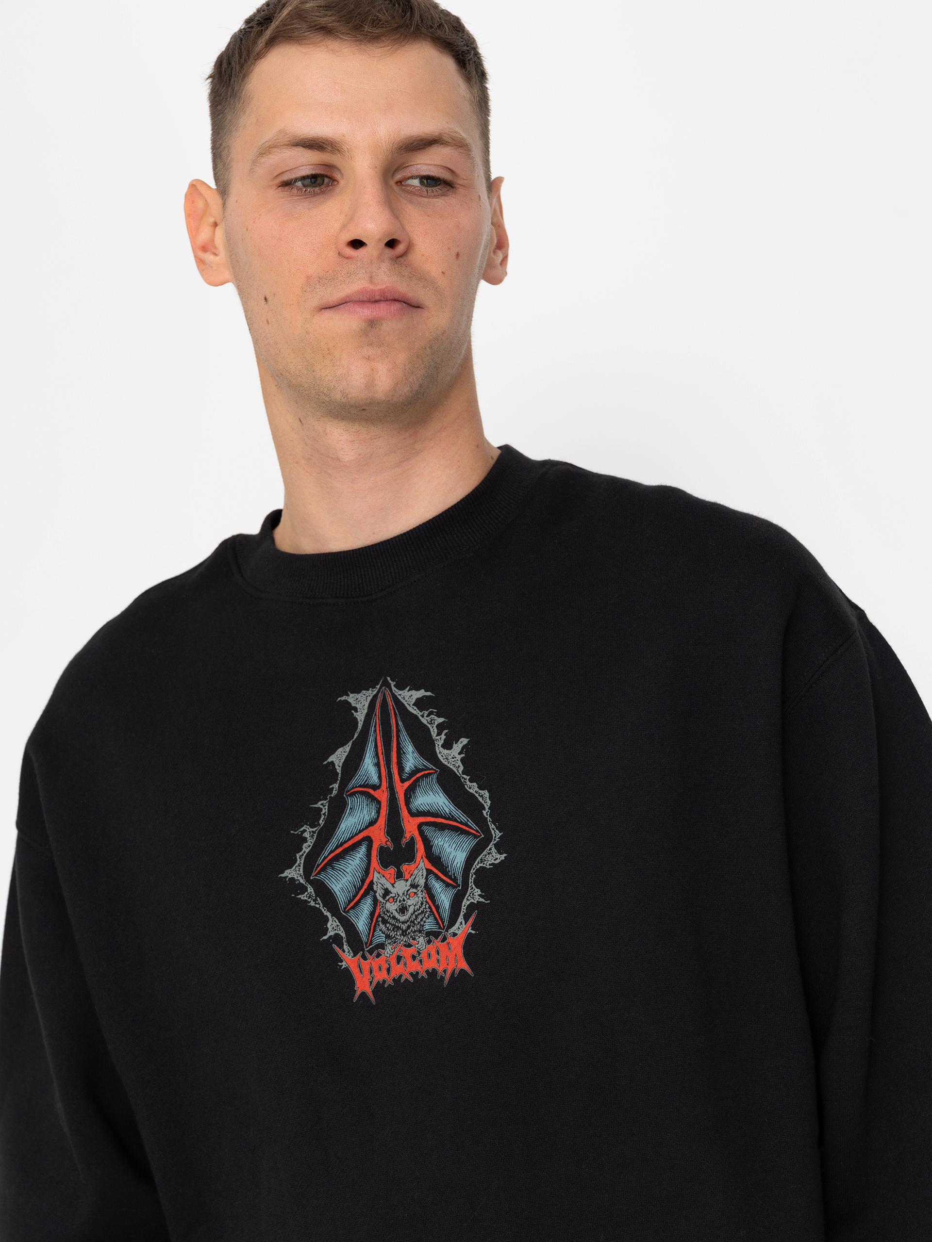 Volcom Watanite Crew Pulóver (black)