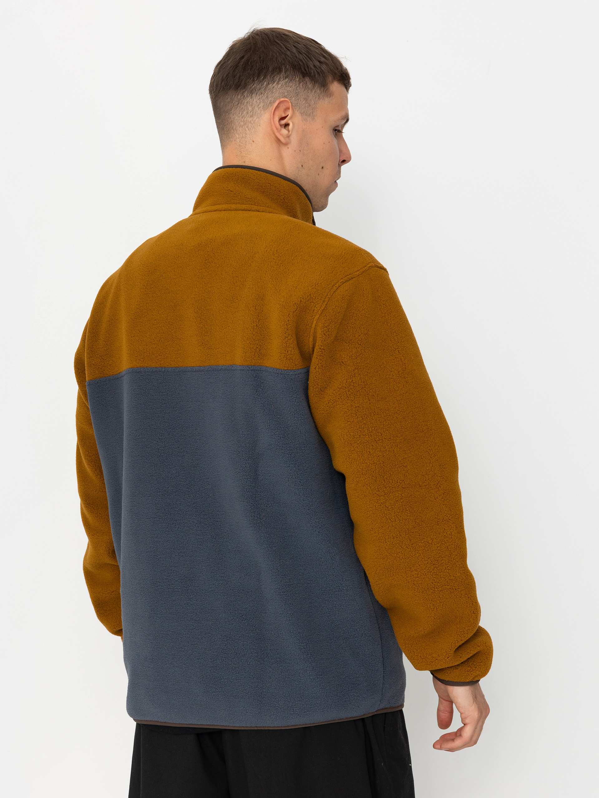 Férfi Polár pulóver Patagonia LW Synch Snap T (shelter brown)