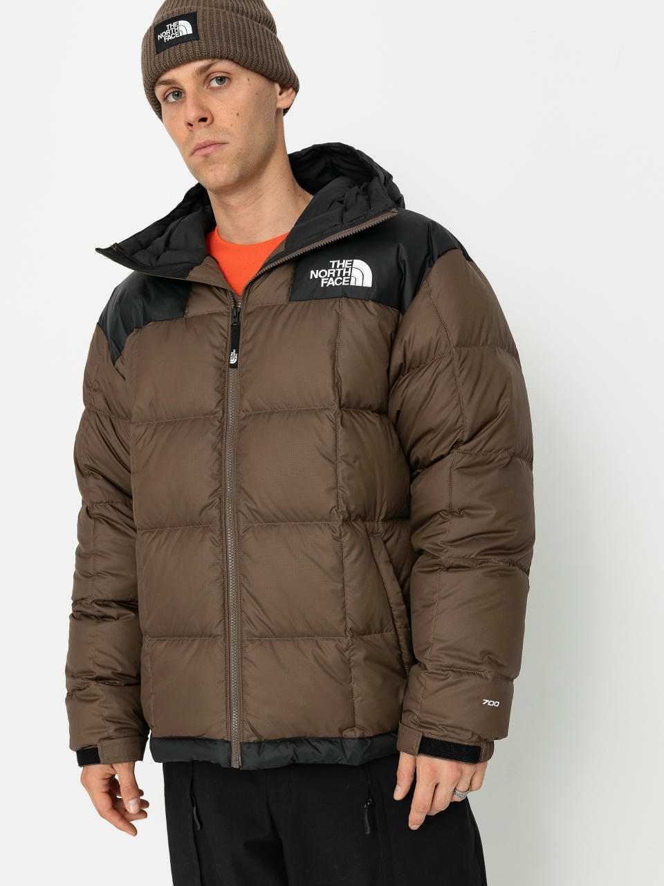 The North Face Lhotse Hooded Dzseki (smokey brown)