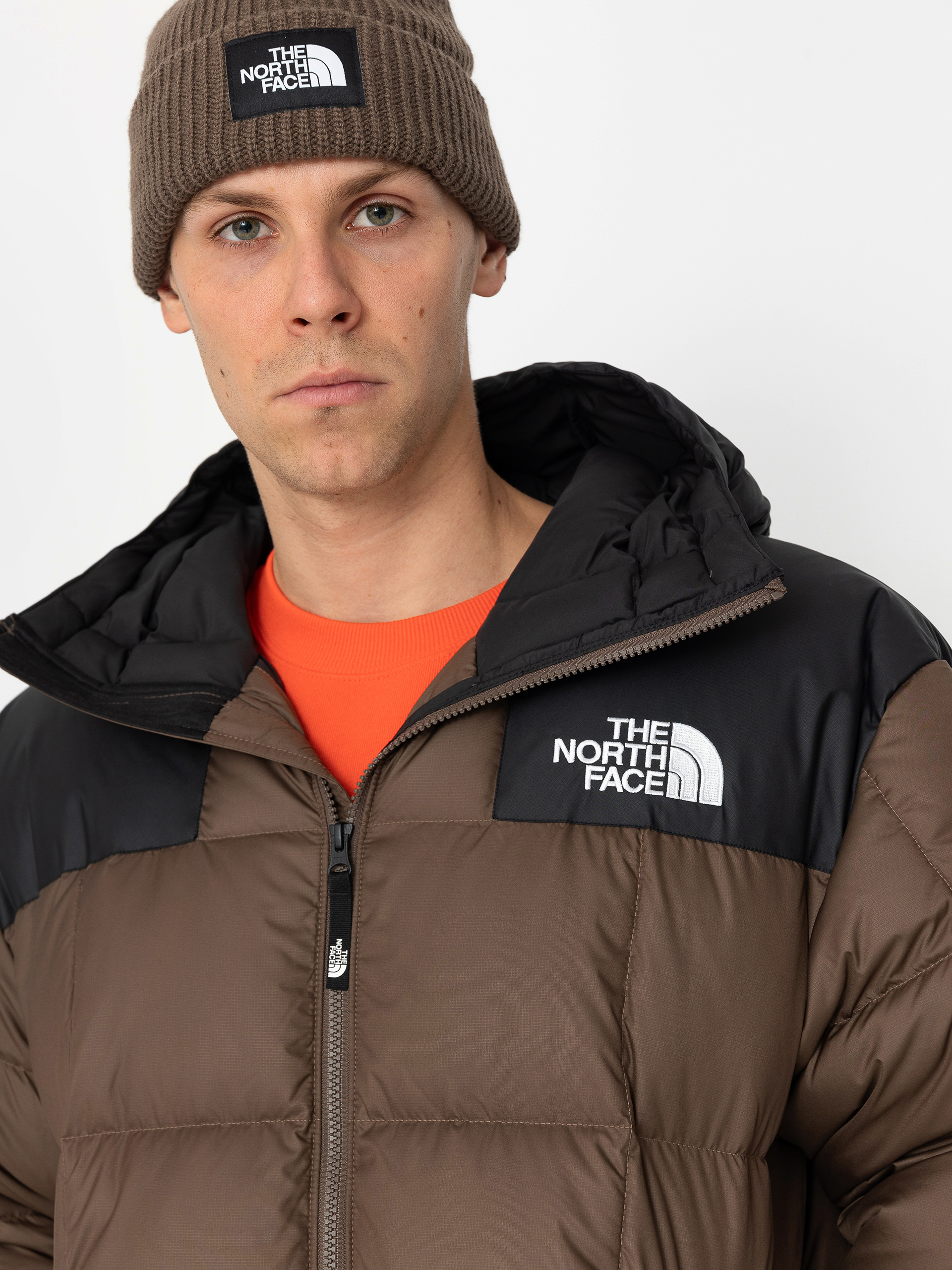 The North Face Lhotse Hooded Dzseki (smokey brown)