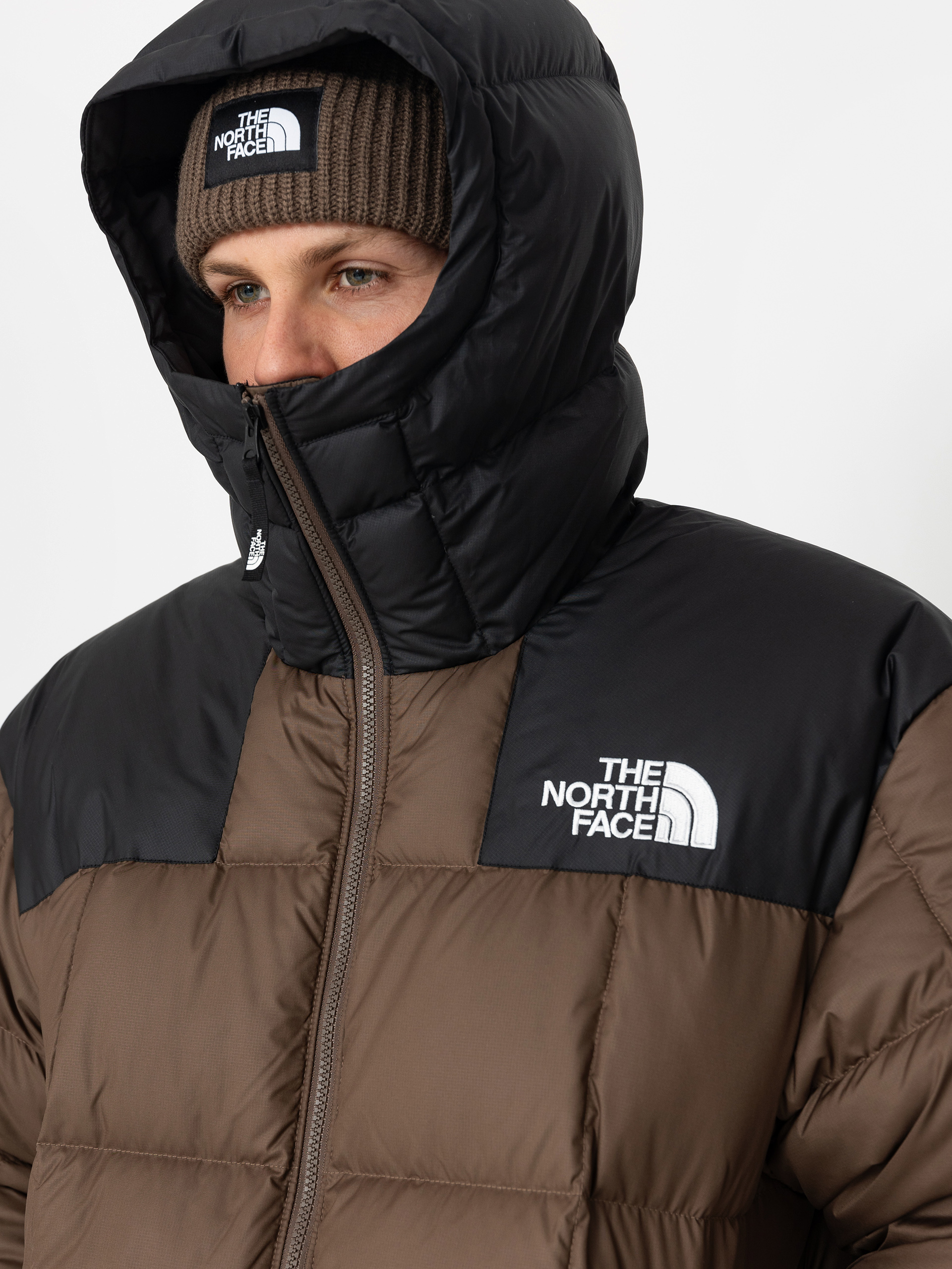 The North Face Lhotse Hooded Dzseki (smokey brown)