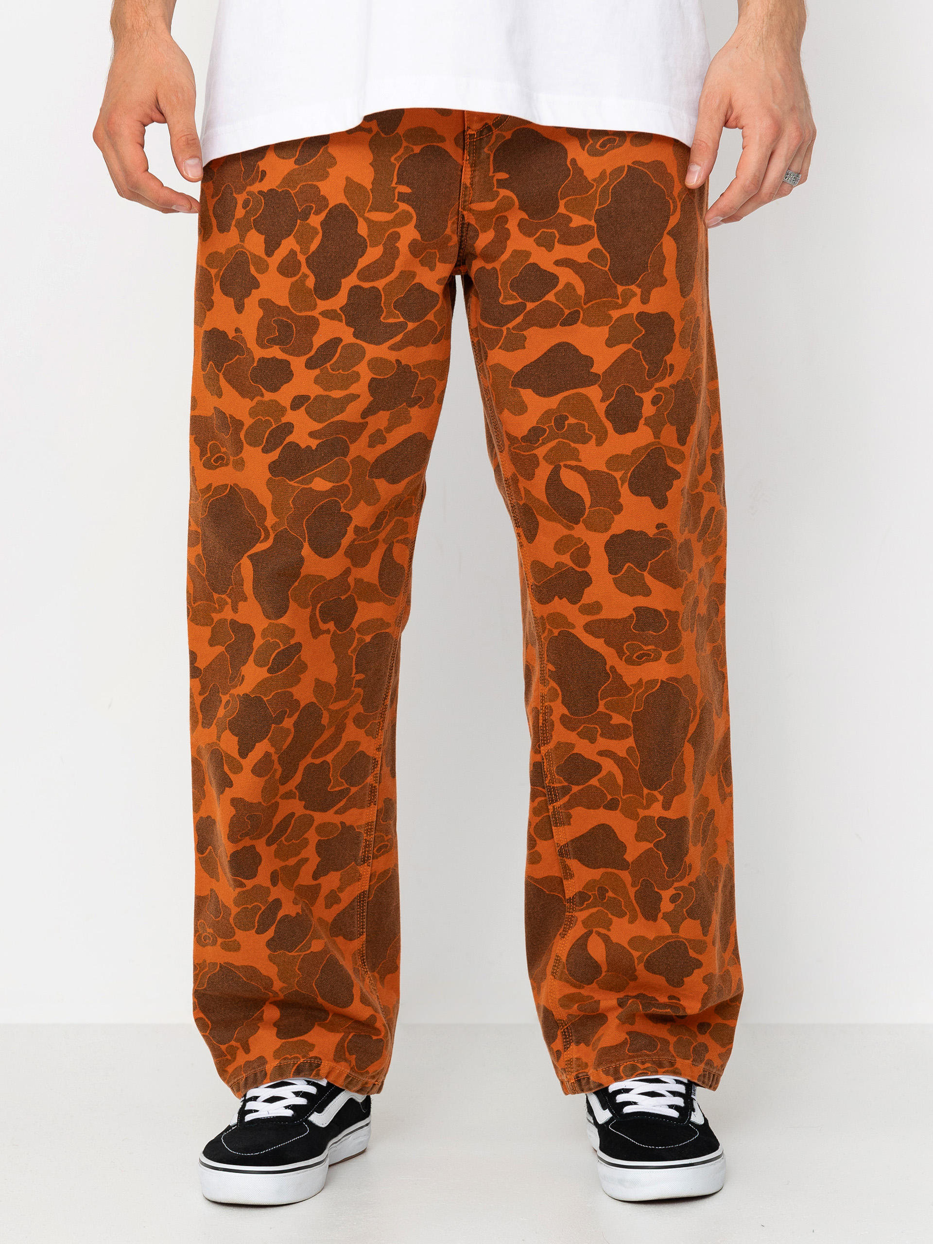 Kisnadru00e1g Carhartt WIP Duck Single Knee (camo duck/green/turmeric)