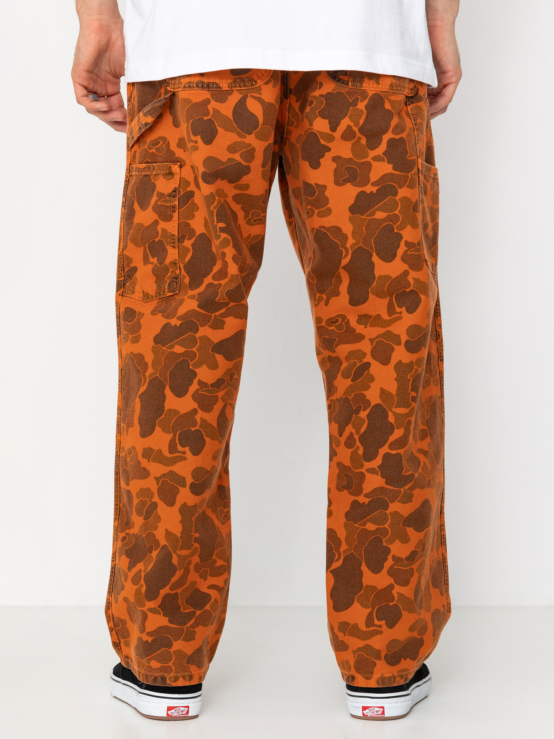 Kisnadrág Carhartt WIP Duck Single Knee (camo duck/green/turmeric)