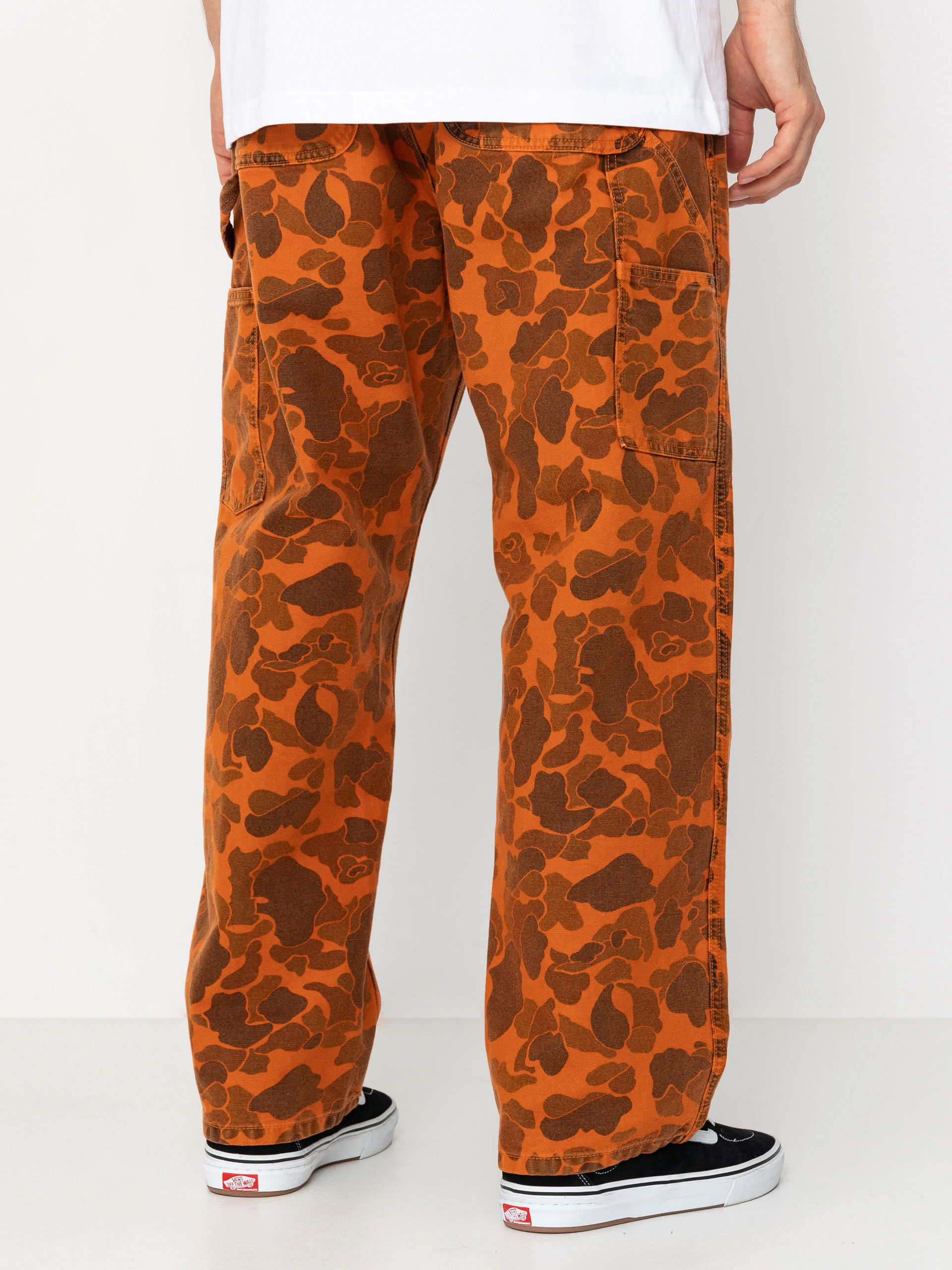 Kisnadrág Carhartt WIP Duck Single Knee (camo duck/green/turmeric)