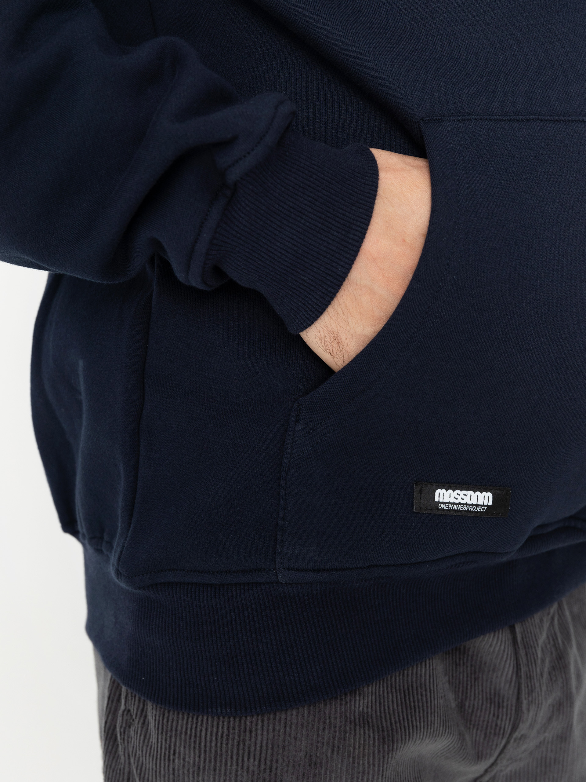 MassDnm Patch HD Kapucnis pulóver (navy)