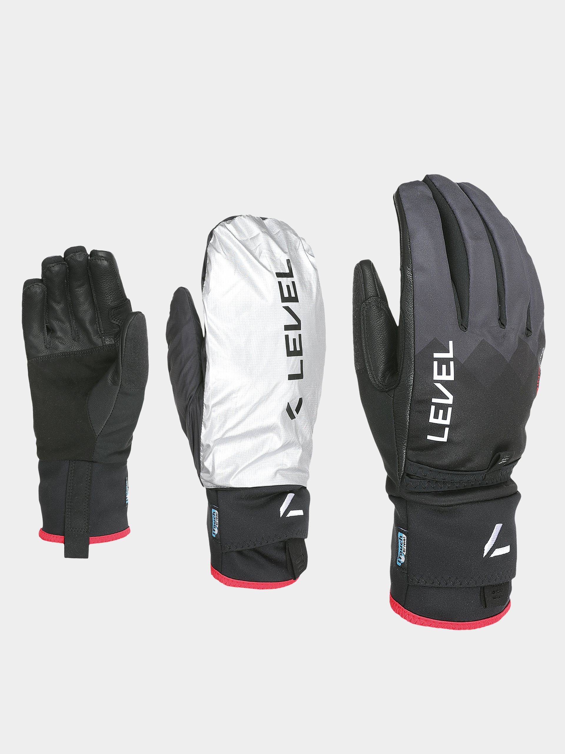 Level Ski Alper Light Kesztyű (black)