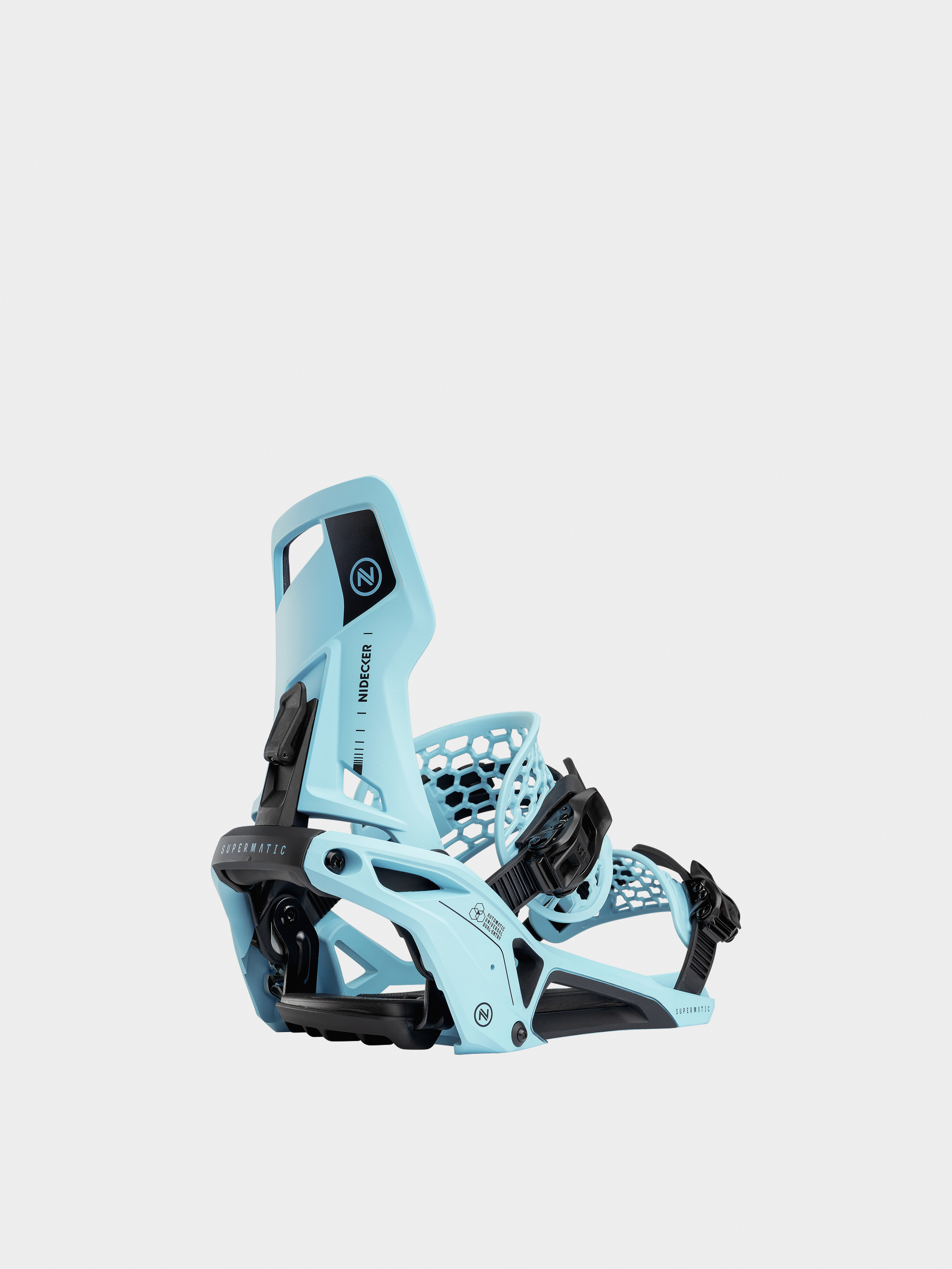 Snowboard kötés Nidecker Supermatic (escape cyan)