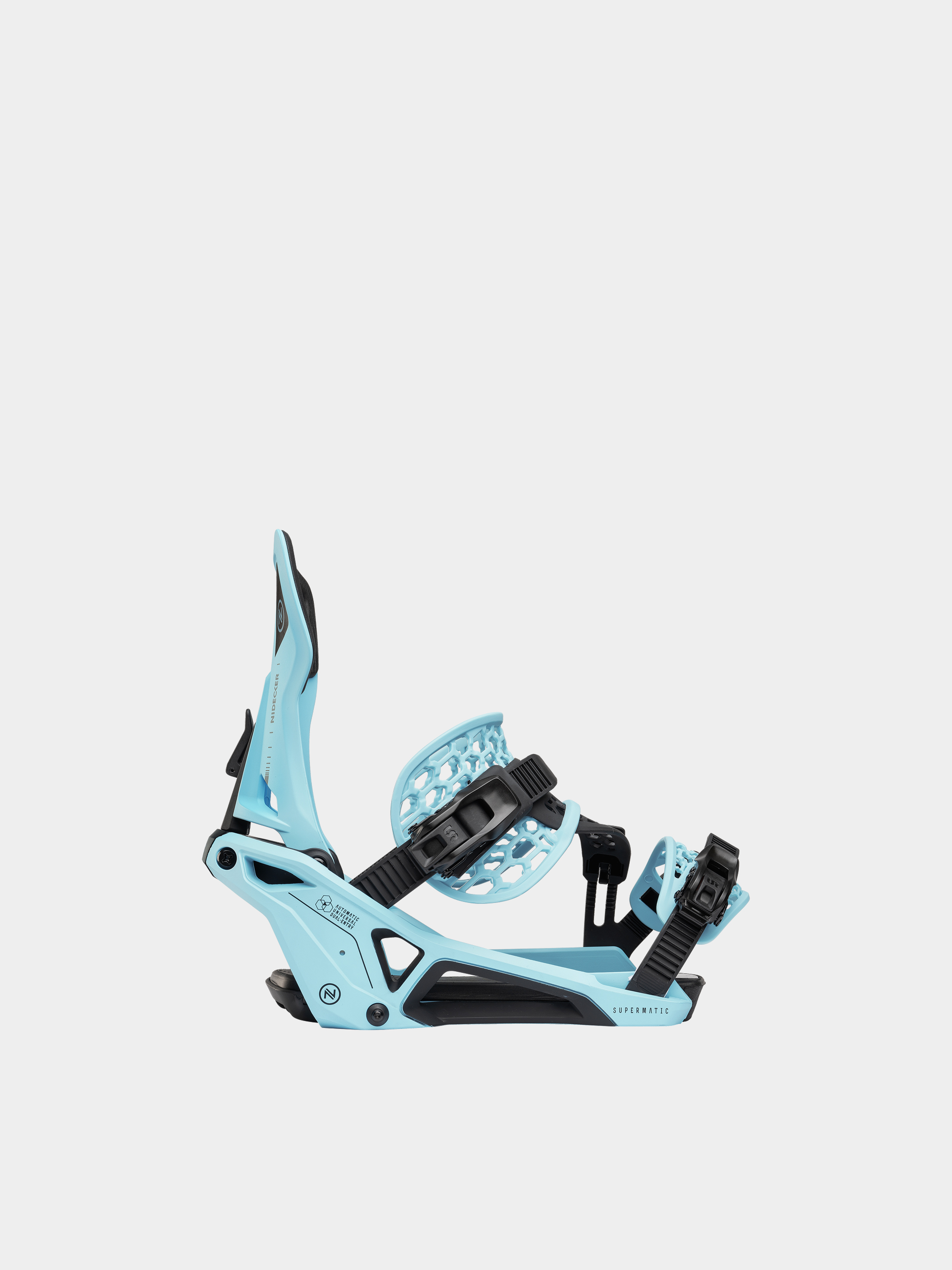 Snowboard kötés Nidecker Supermatic (escape cyan)