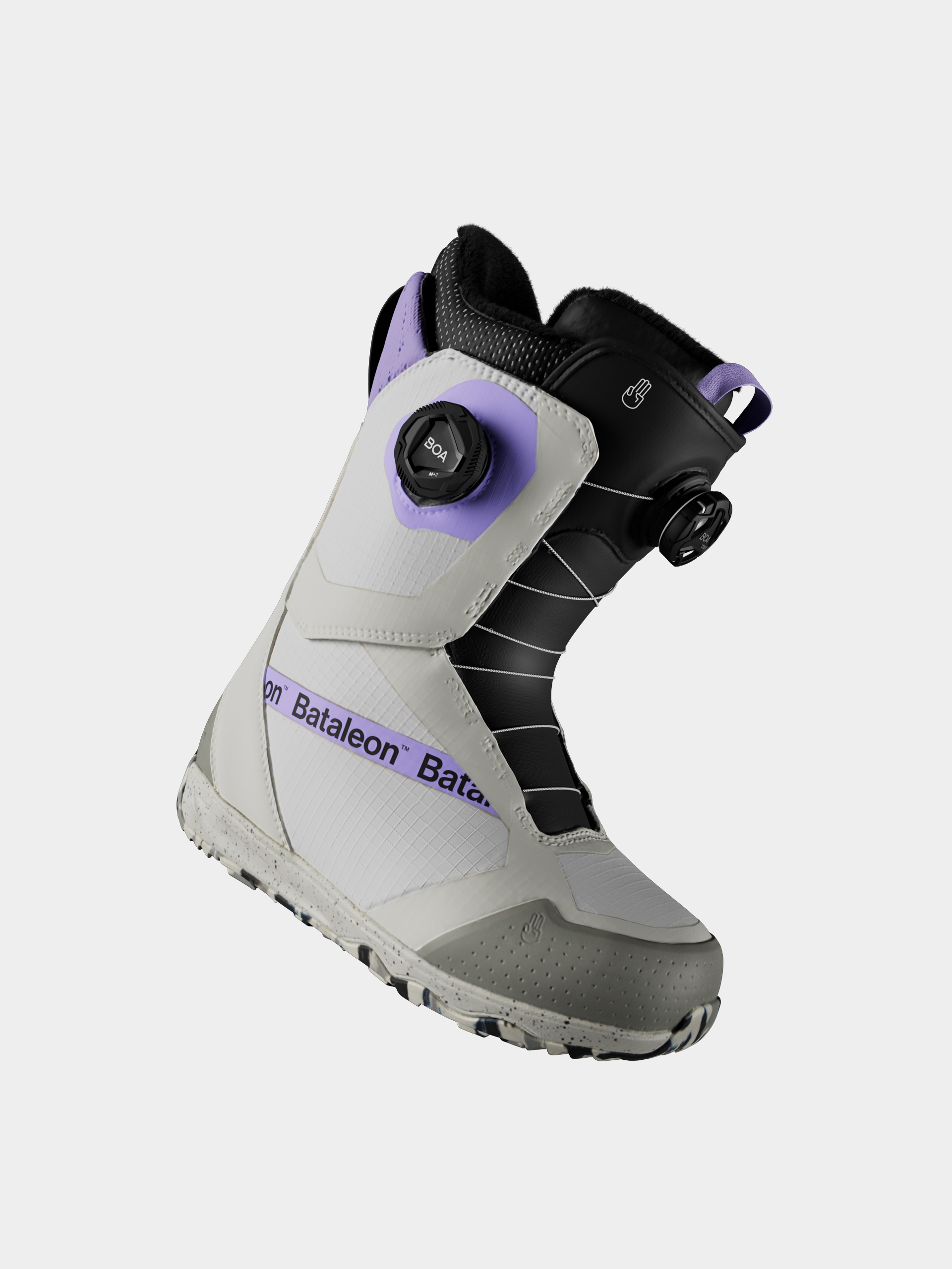 Női Bataleon Mosh BOA Snowboard cipők (virtual grape)