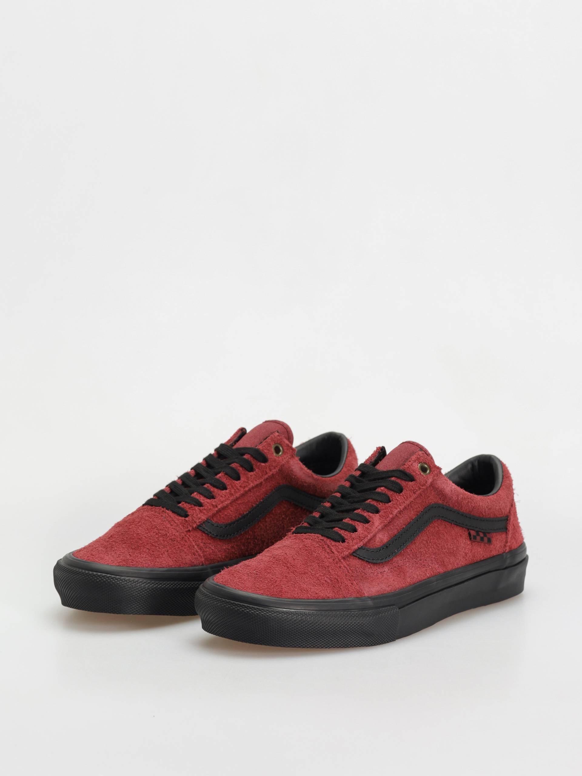 Cipők Vans Skate Old Skool (hairy suede black/burgundy)