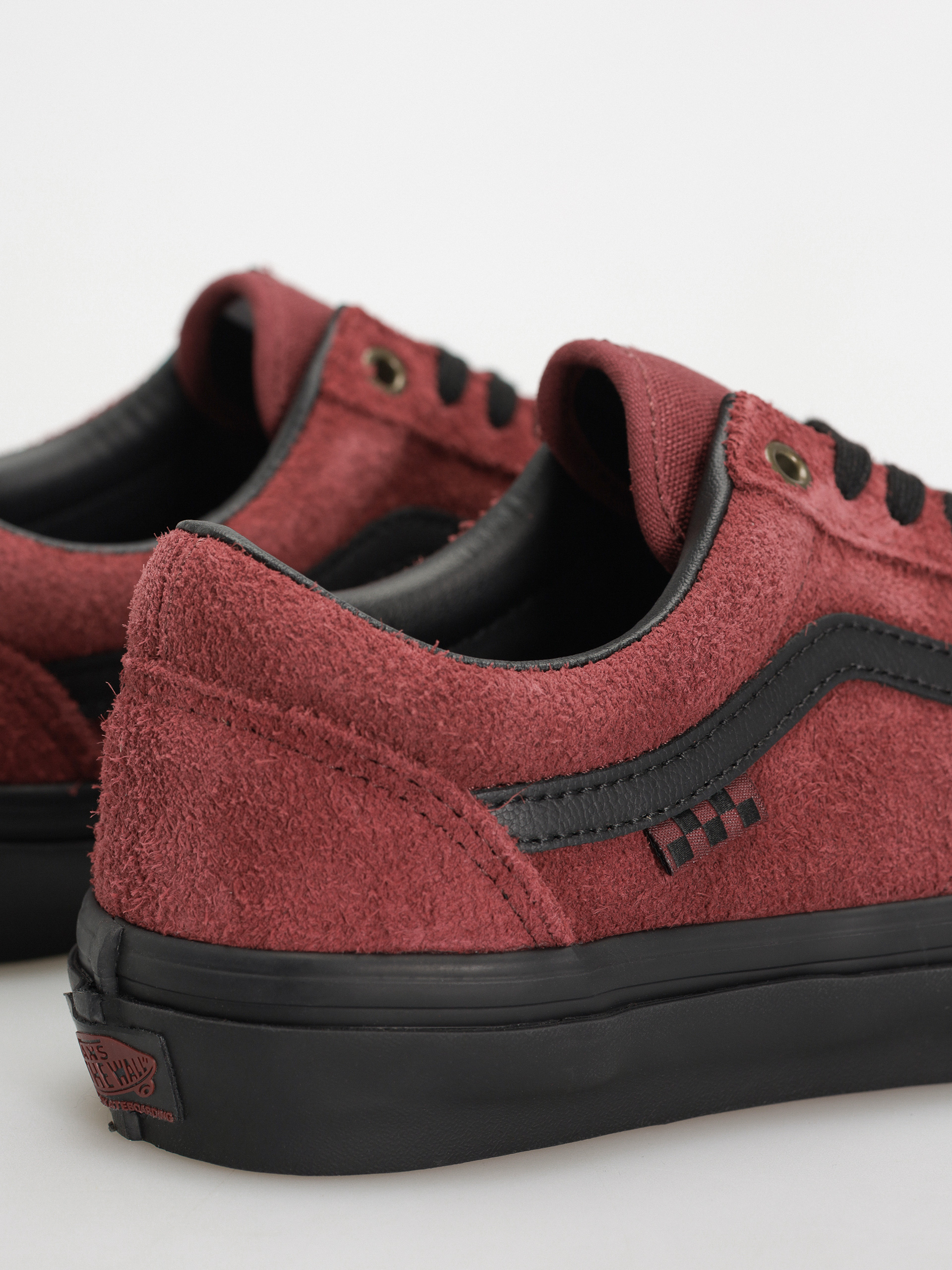 Cipők Vans Skate Old Skool (hairy suede black/burgundy)