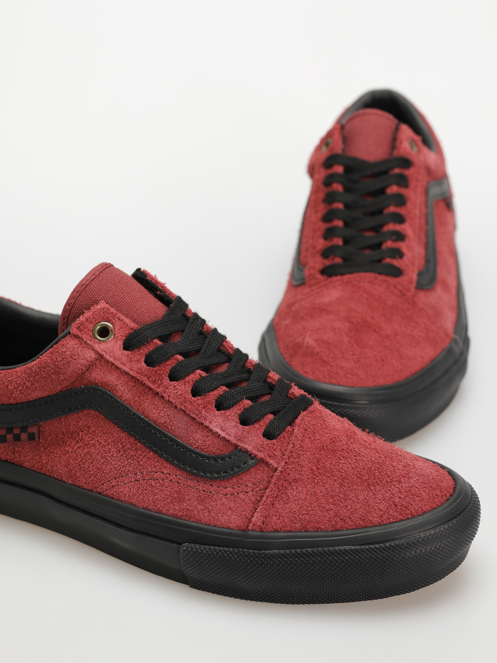Cipők Vans Skate Old Skool (hairy suede black/burgundy)