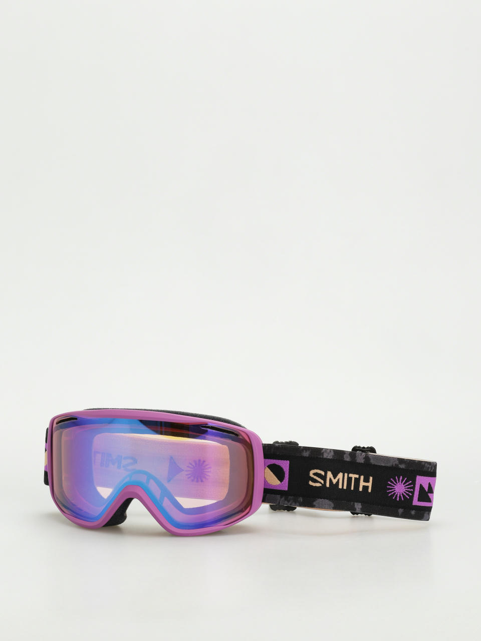 Snowboard szemüveg Smith Rally (vivid violet/blue sensor mirror)