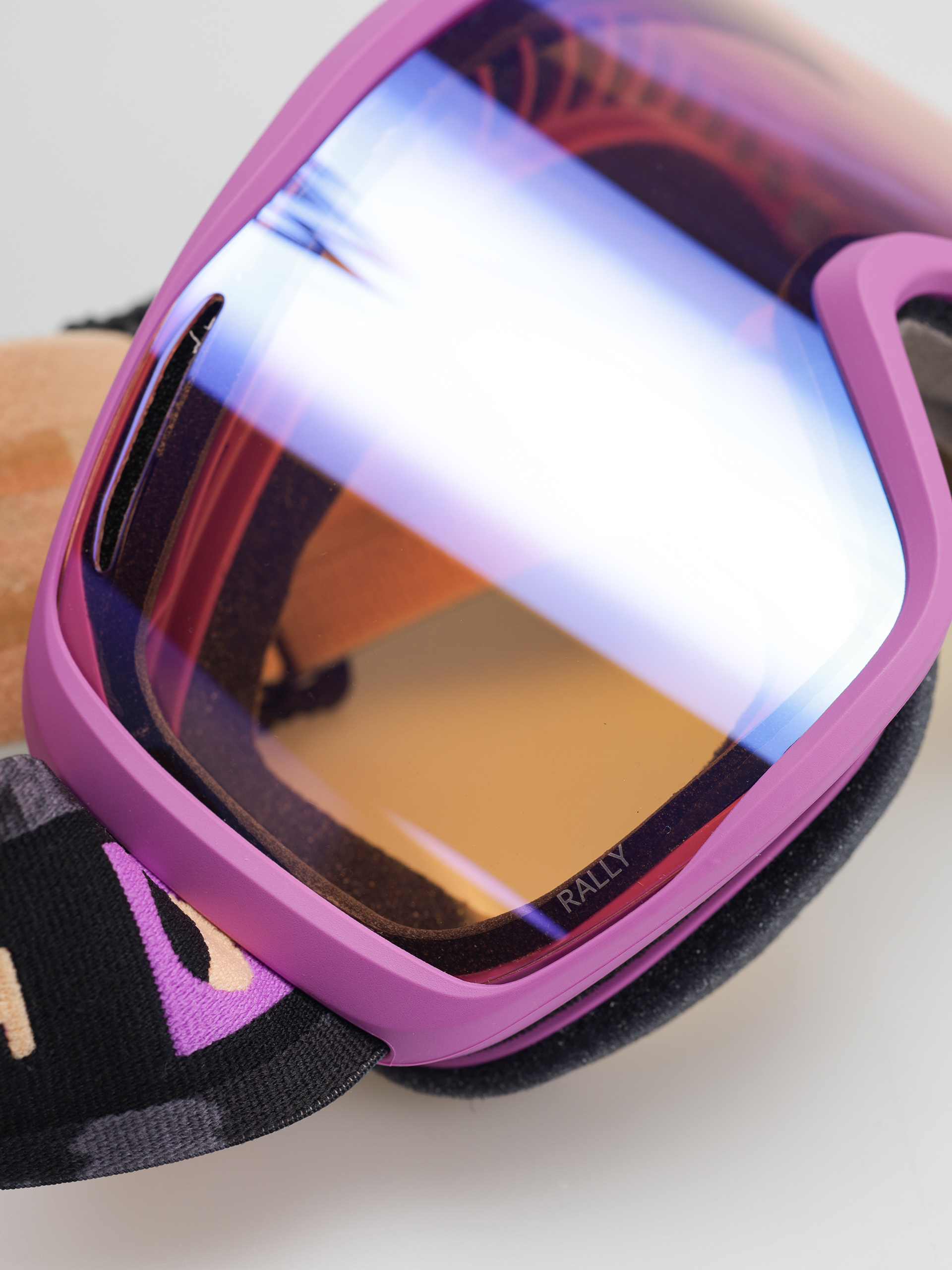Snowboard szemüveg Smith Rally (vivid violet/blue sensor mirror)