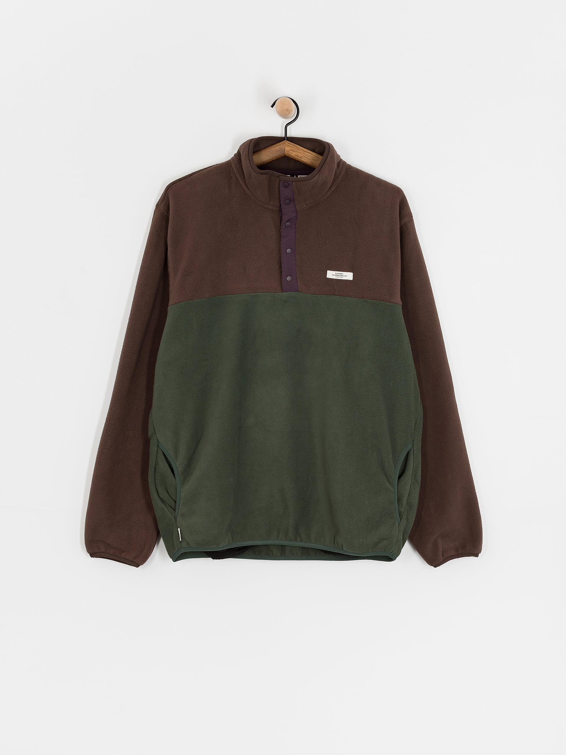 Férfi Polár pulóver Element Abenaki (deep forest)