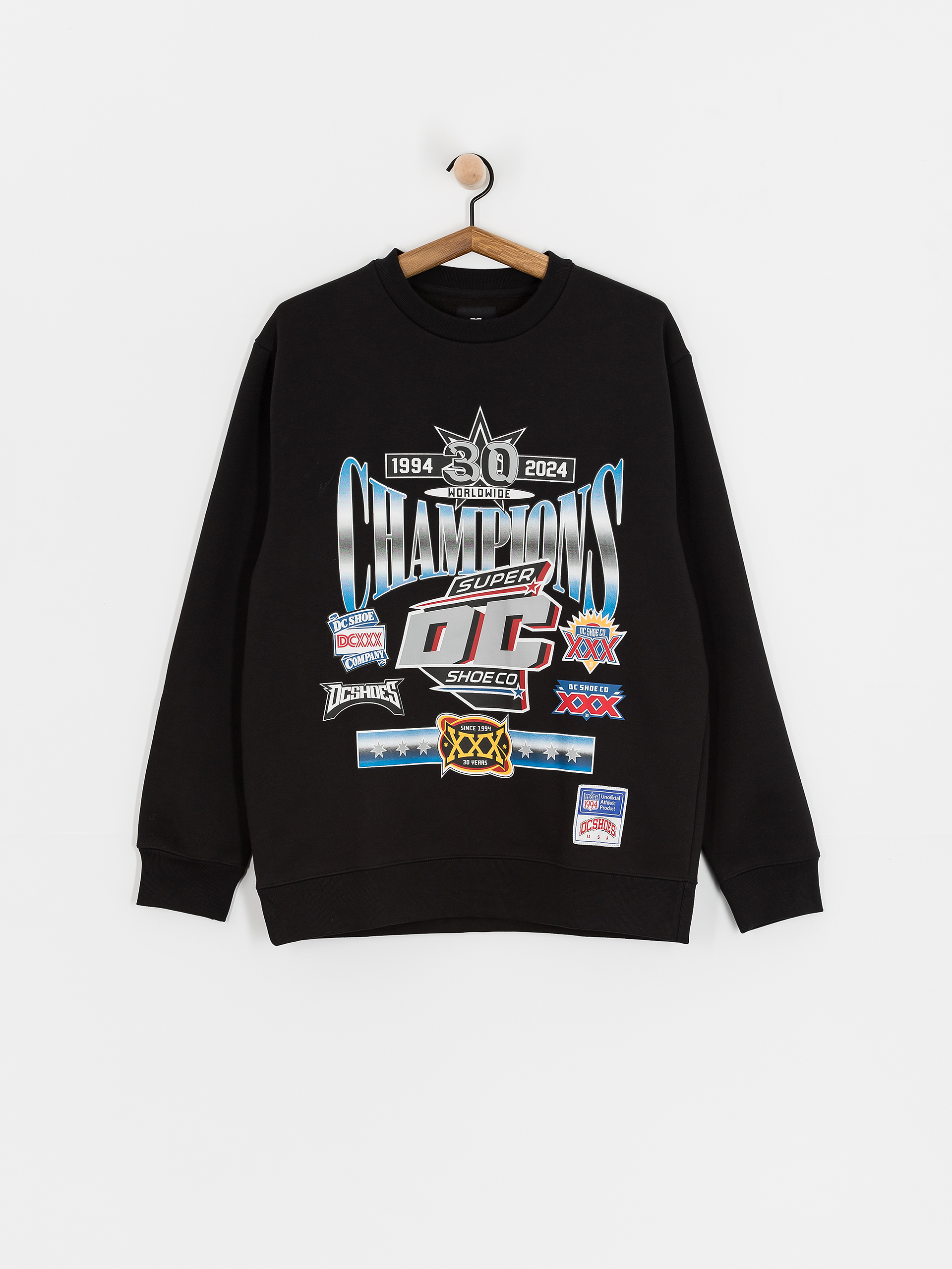 Pulóver DC Old Champs Crew (black)